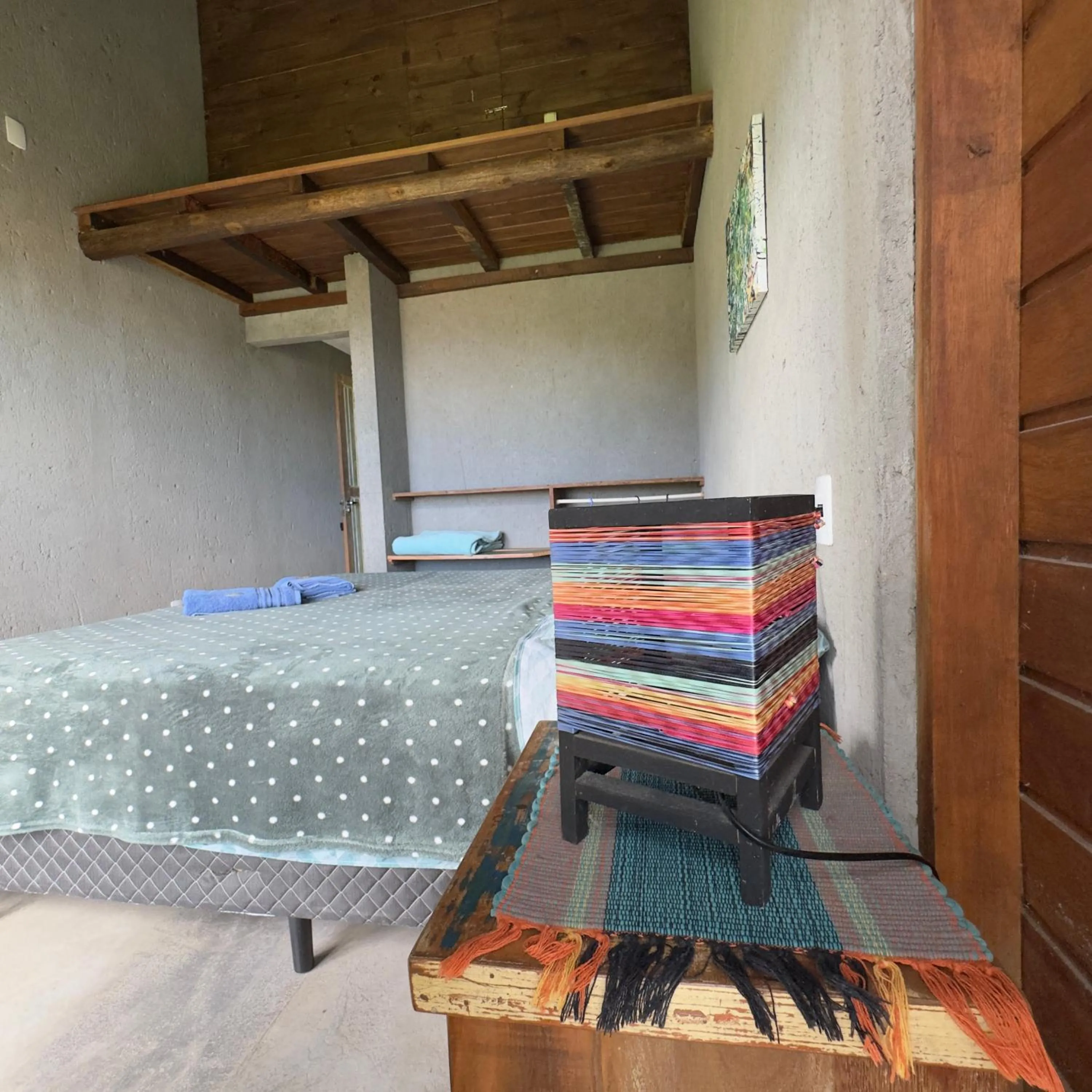 Bed in Pousada Alma da Gamboa