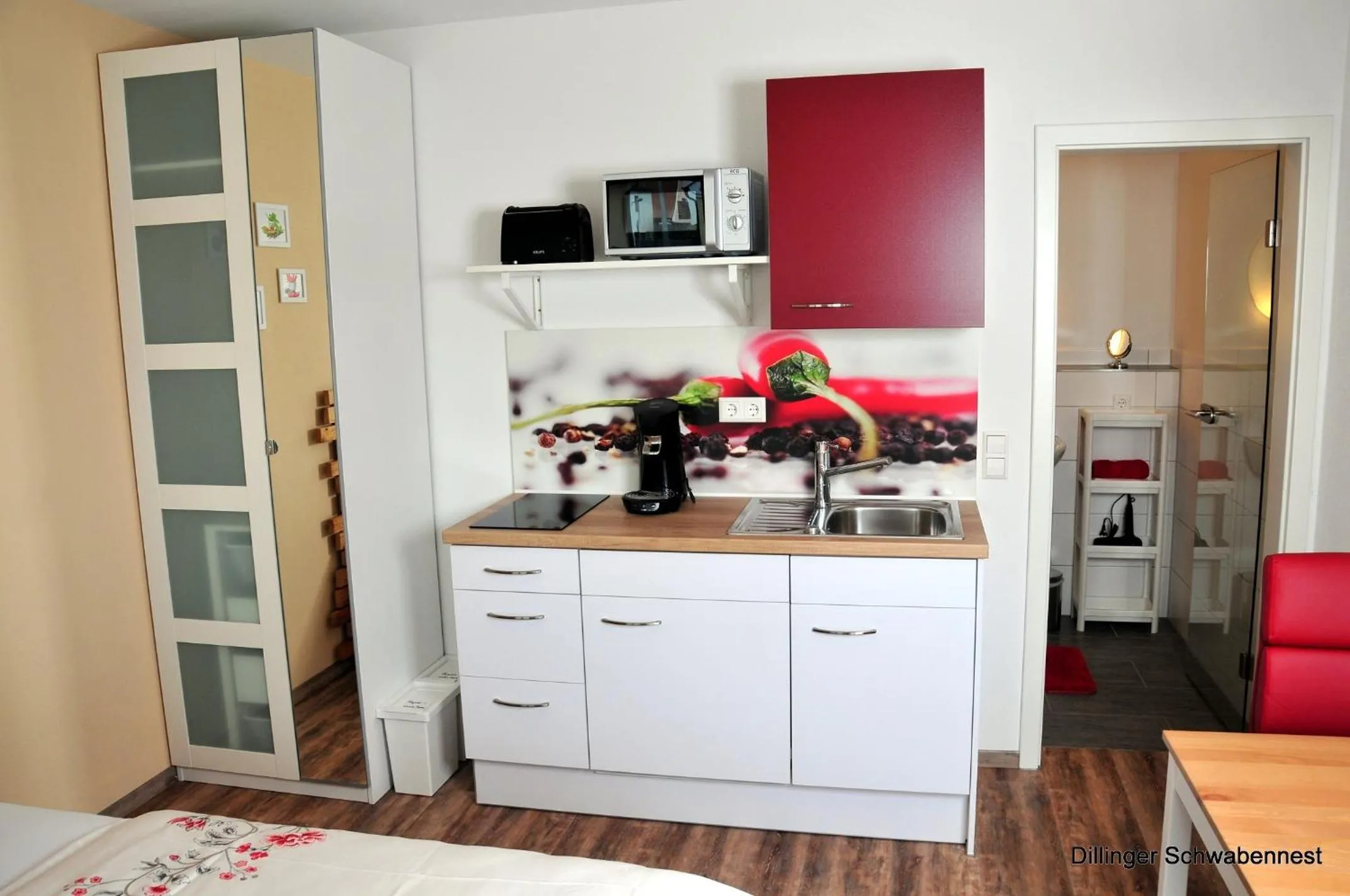 Bedroom in Apart Hotel - Dillinger Schwabennest