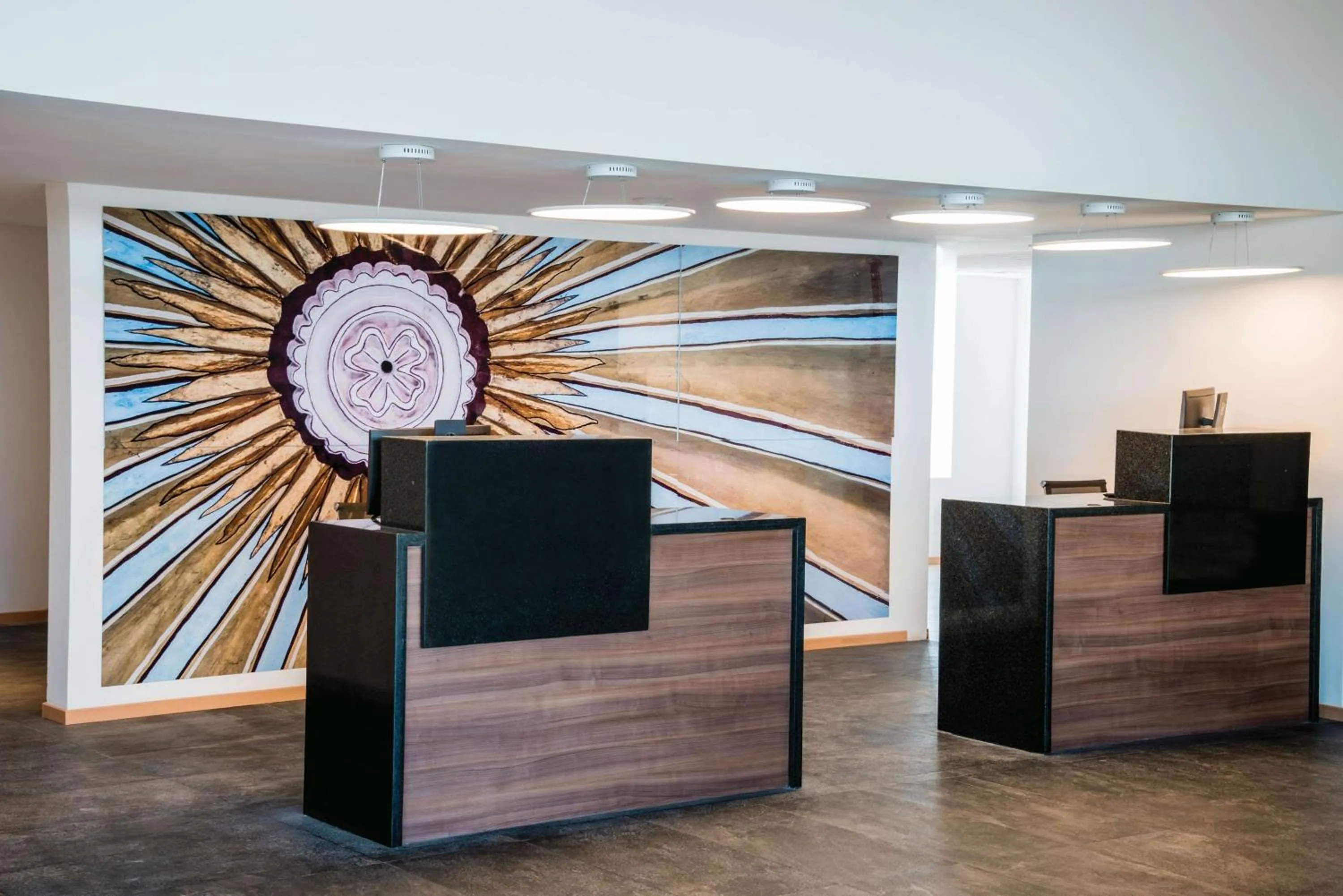 Lobby or reception in La Quinta by Wyndham San Jose Chiapa Puebla