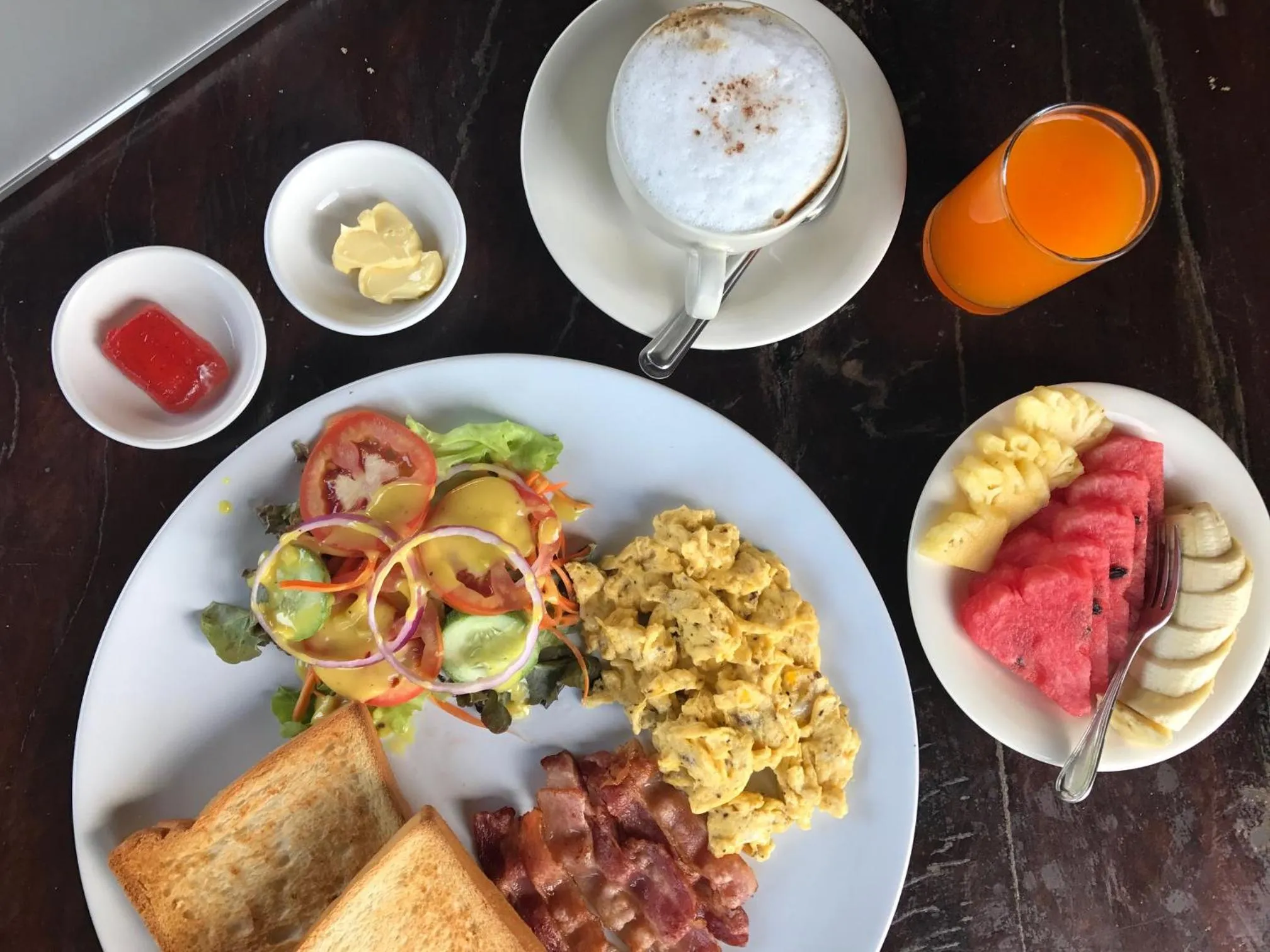 American breakfast in Friendly Koh Jum