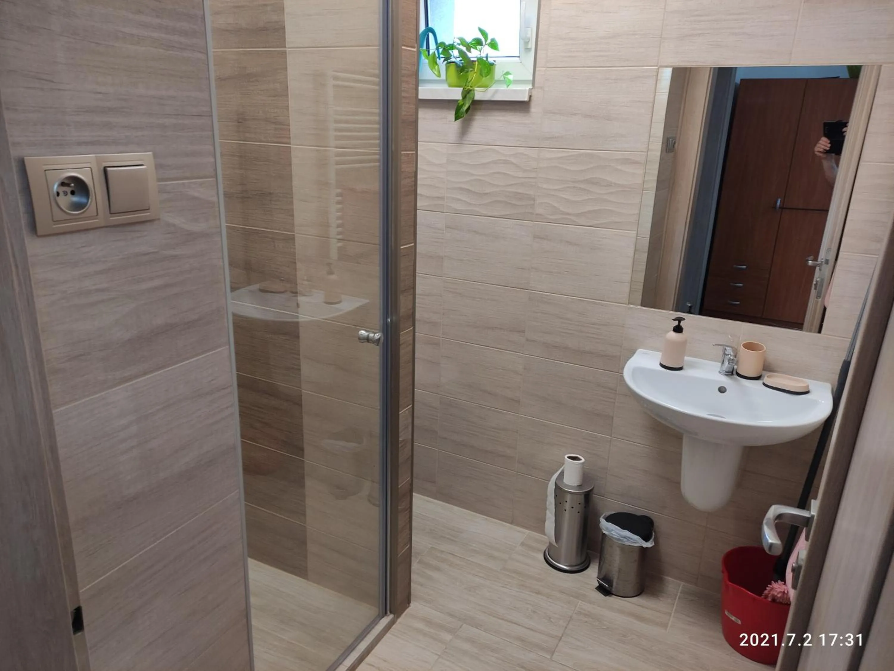 Shower in Penzion PALMA