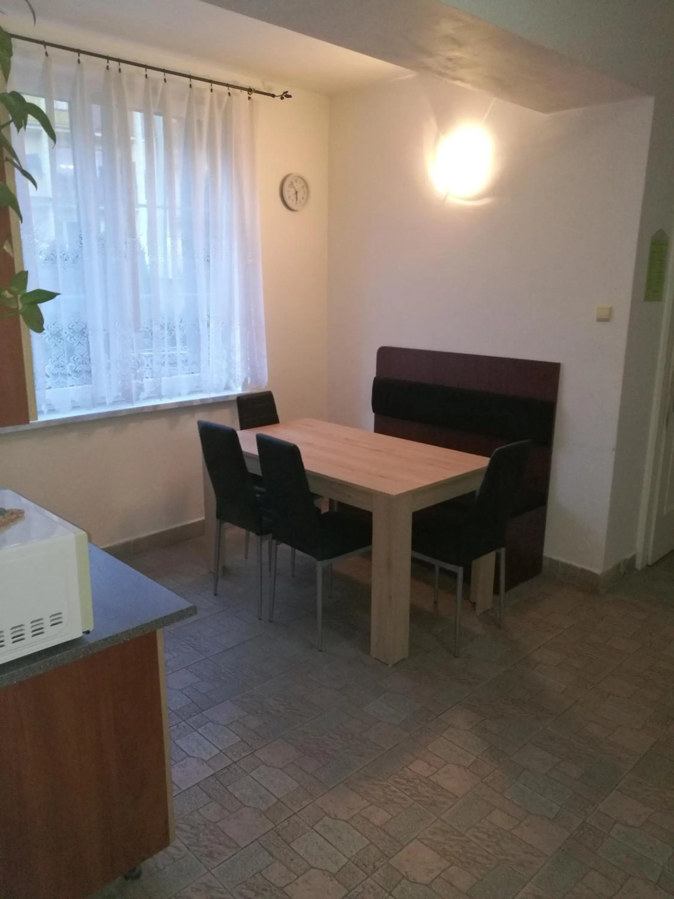Kitchen or kitchenette in Penzion PALMA