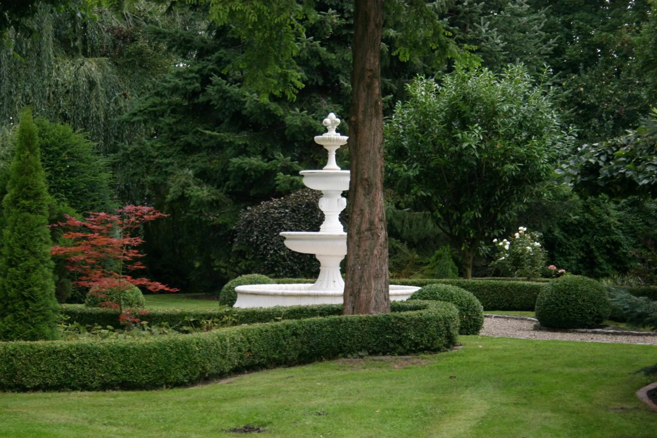 Garden view in Landhaus Gut Halte