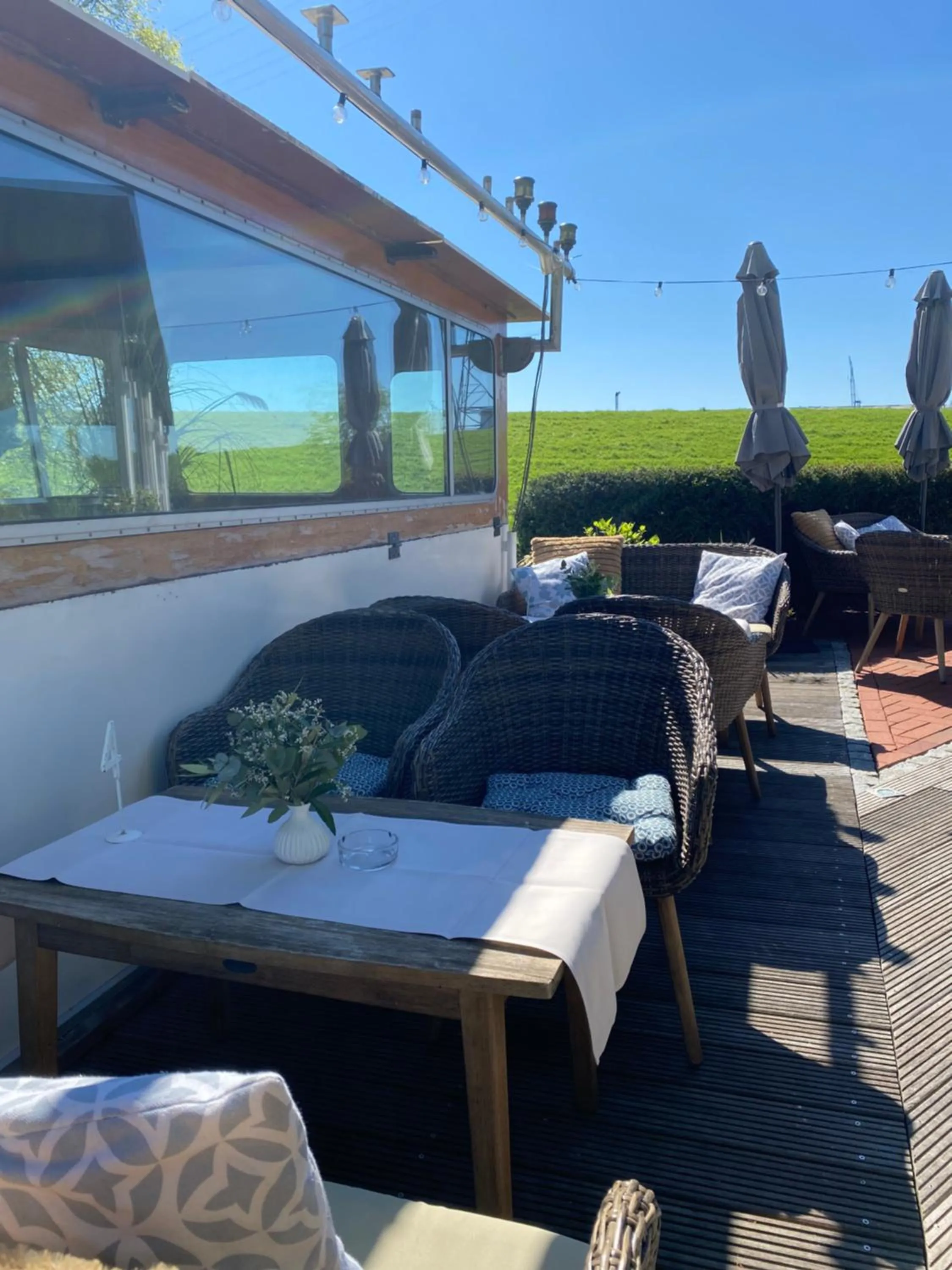 Balcony/Terrace in Landhaus Gut Halte