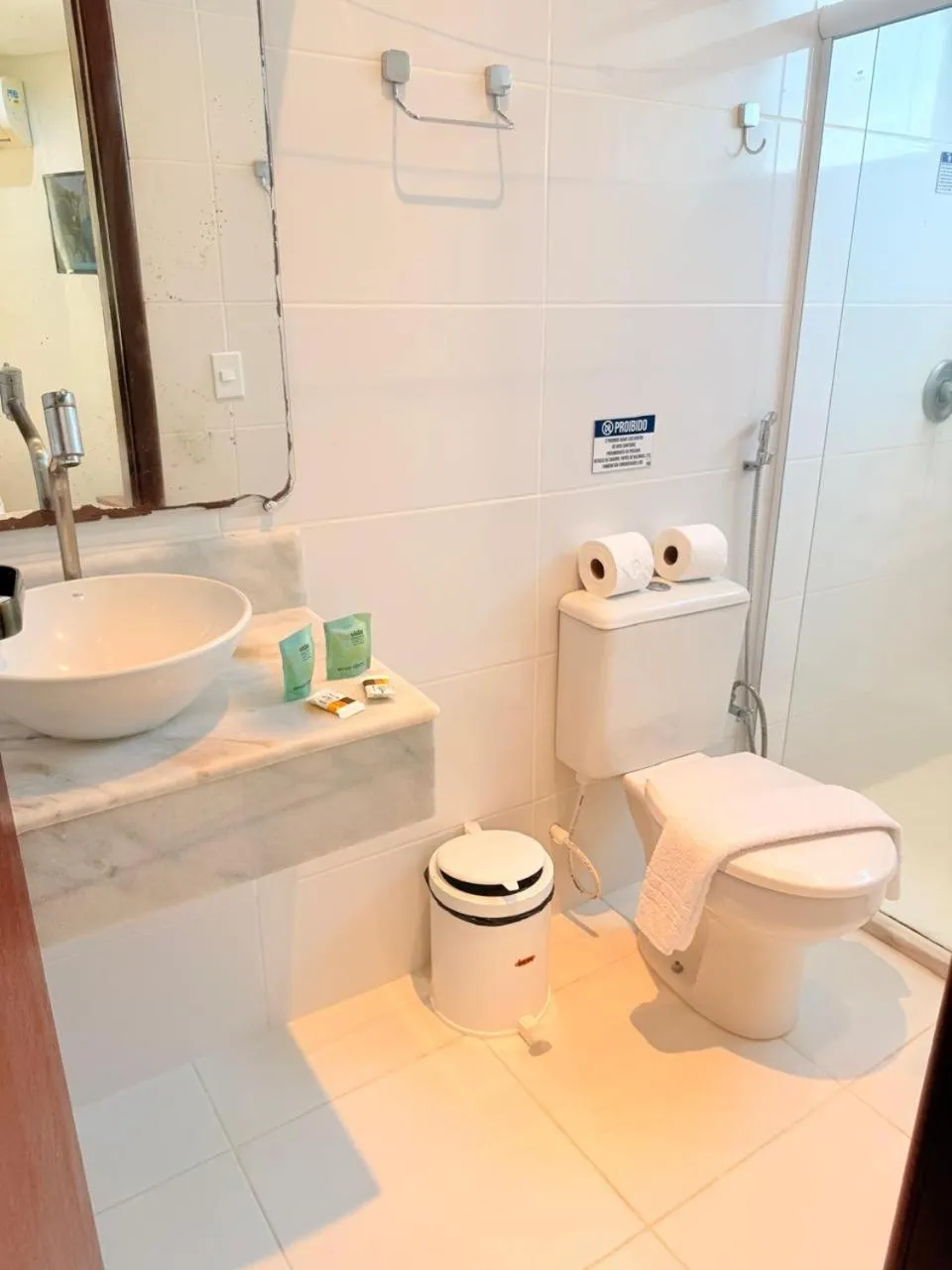 Shower in Vila do Morro Pousada