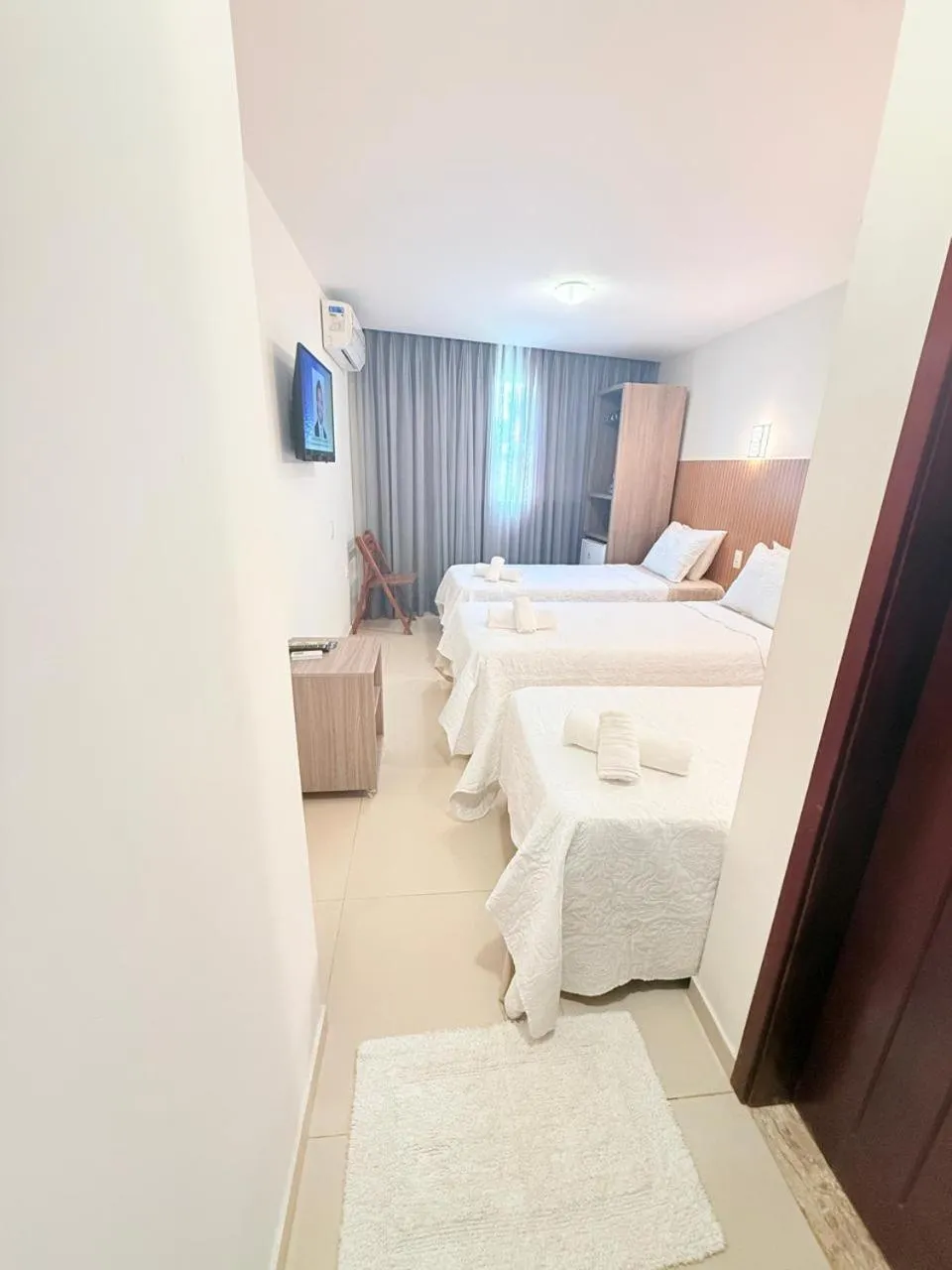 Bed in Vila do Morro Pousada