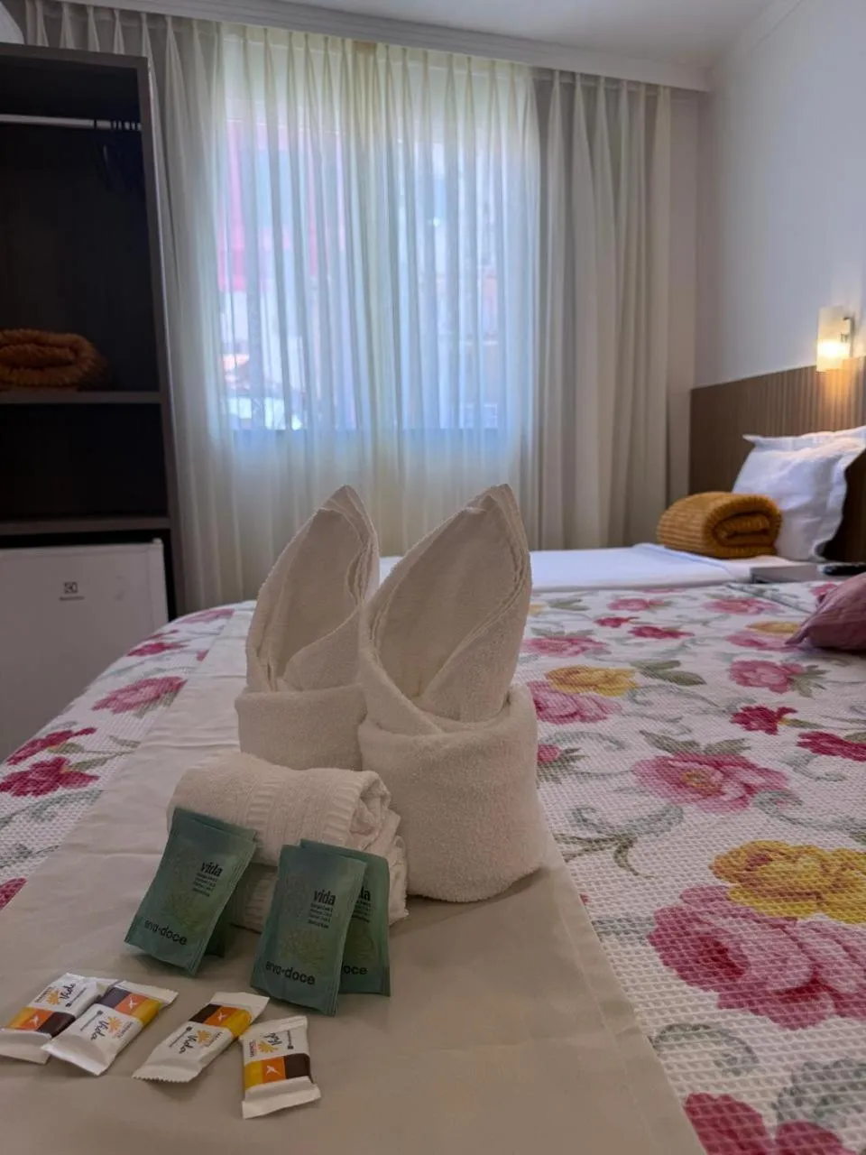 Bed in Vila do Morro Pousada