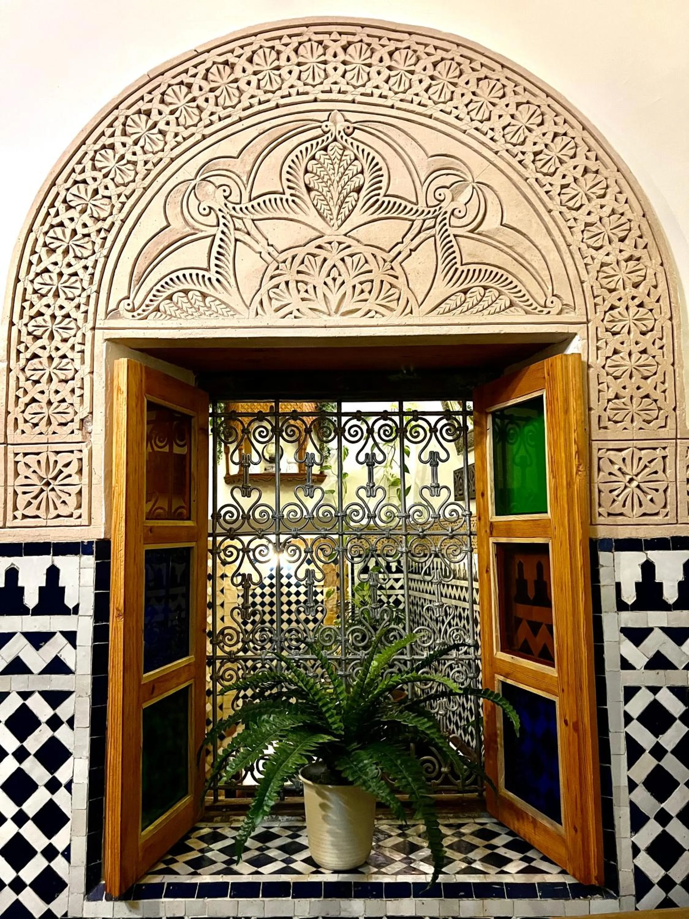 Decorative detail in Dar Bhija