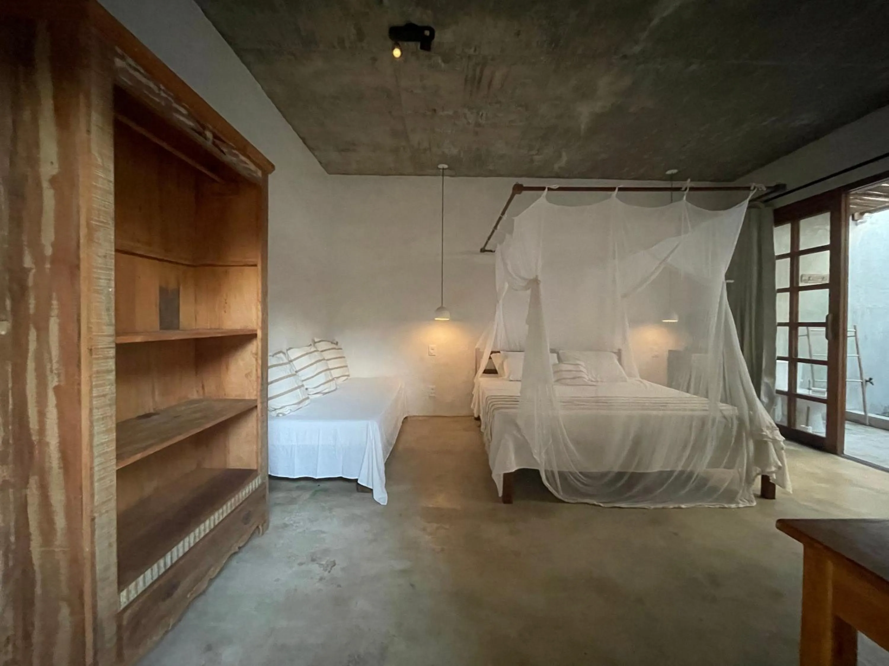 Bed in Pousada Spa Oasis