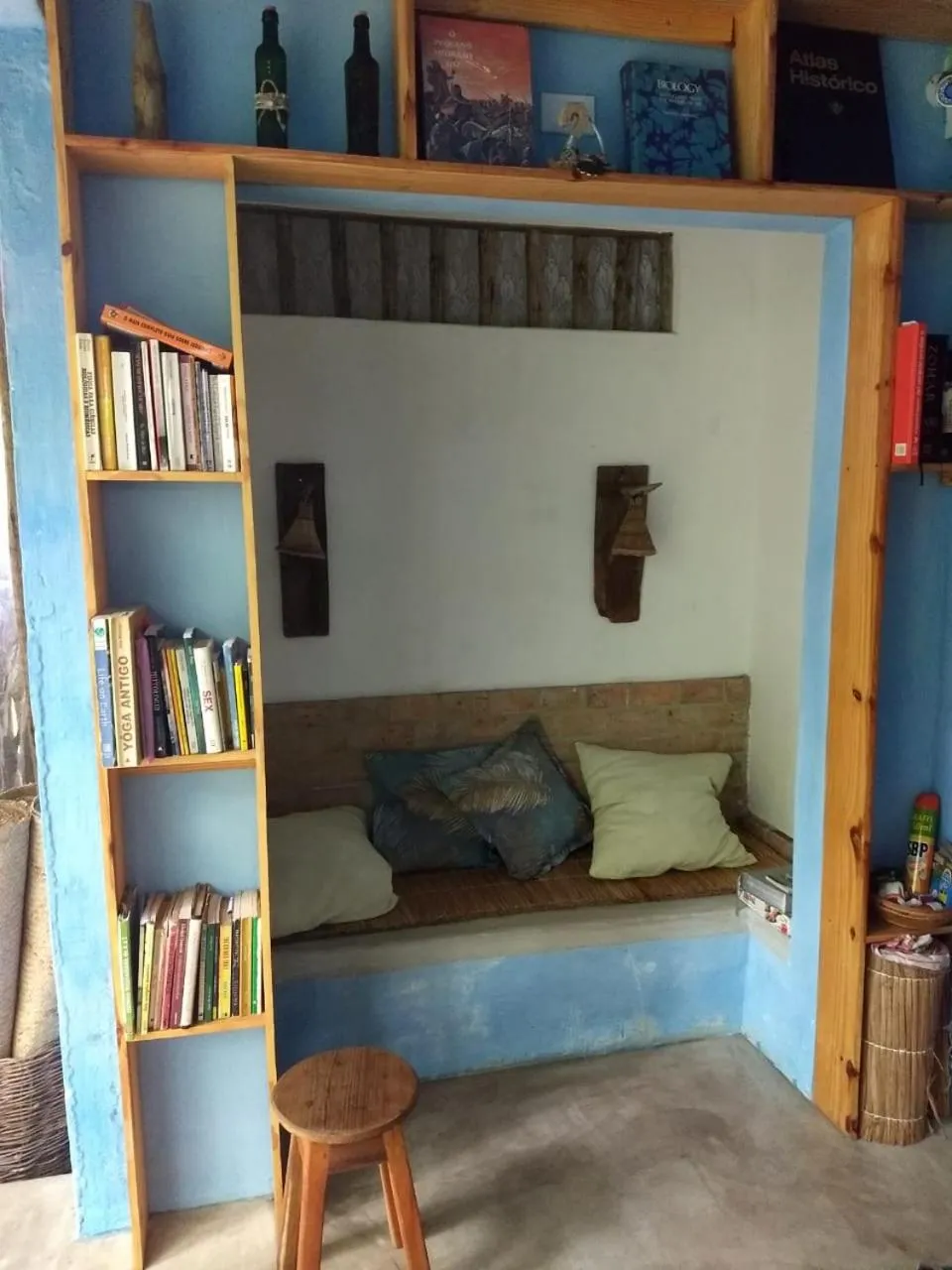 Library in Pousada Spa Oasis
