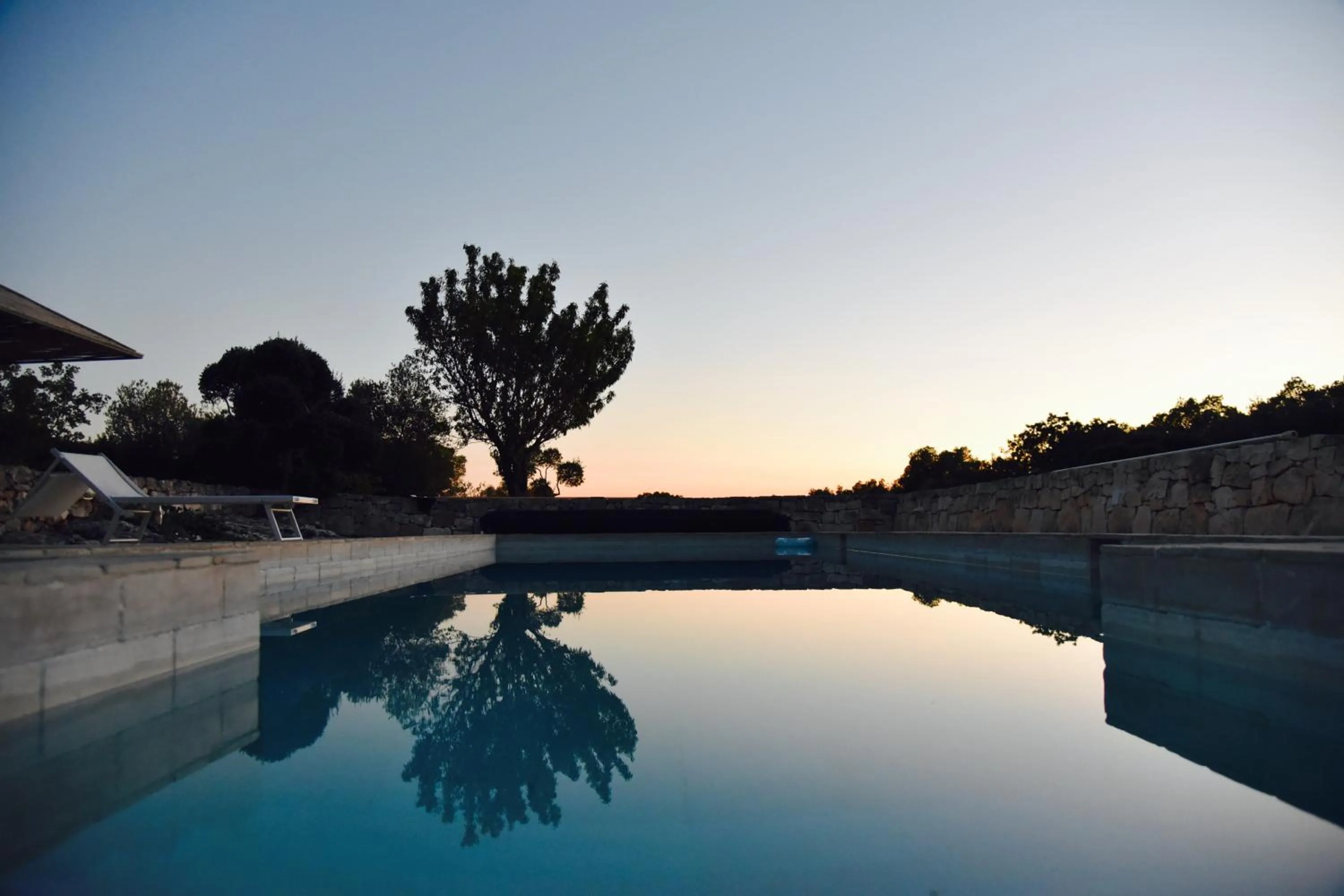 Pool view in Regina di Ulivi