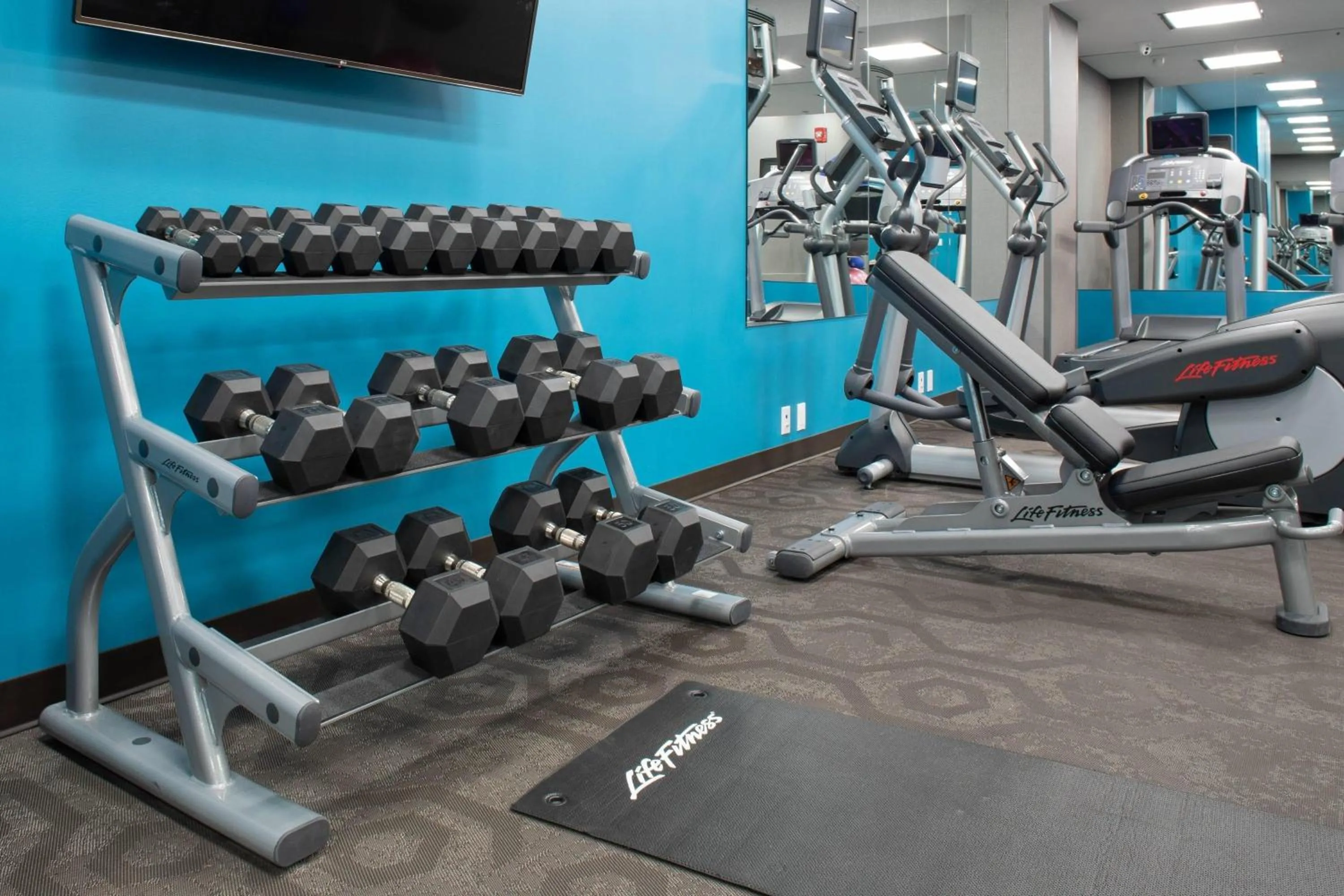 Fitness centre/facilities in Fairfield Inn & Suites by Marriott New York Queens/Fresh Meadows