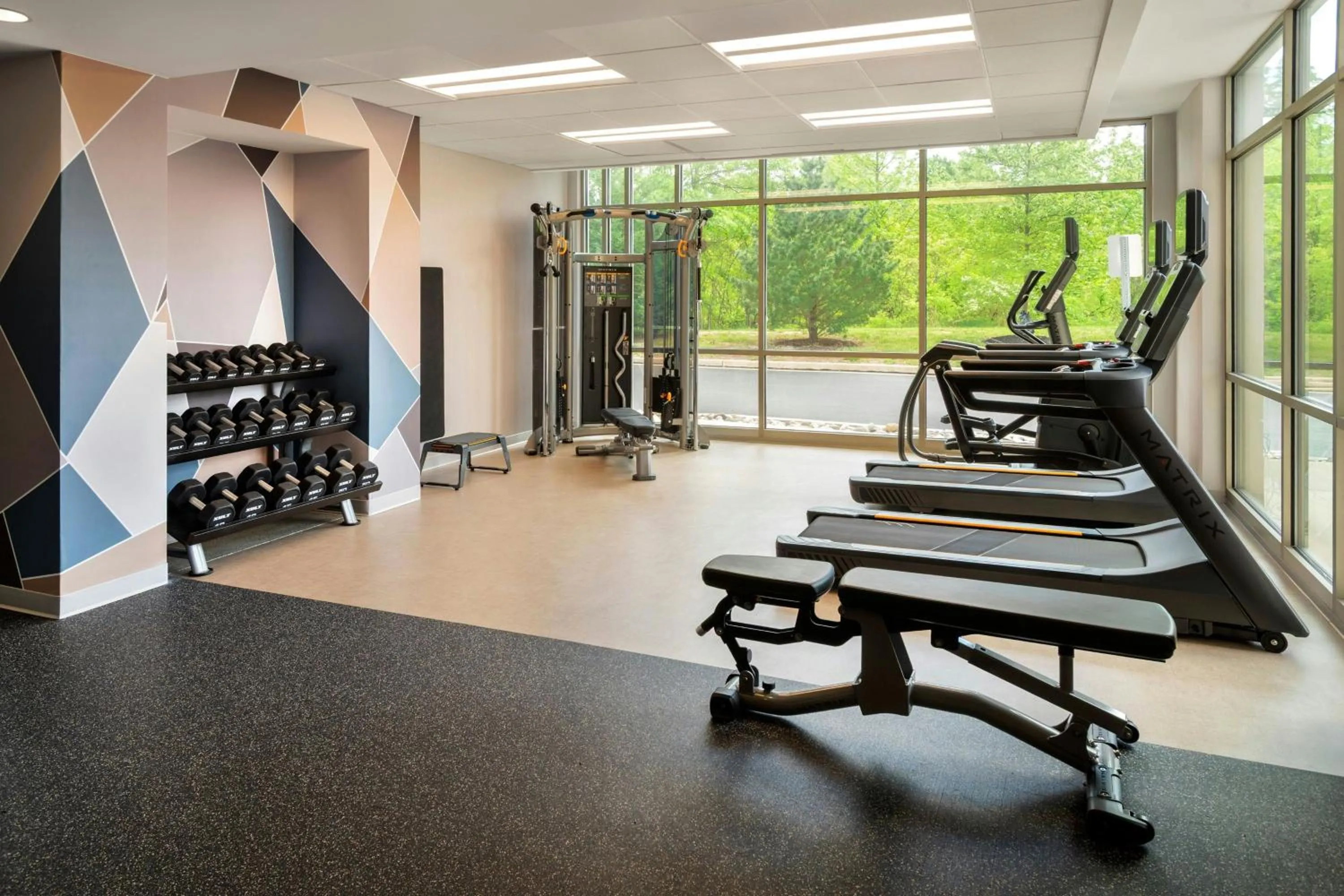 Fitness centre/facilities in SpringHill Suites by Marriott Mount Laurel