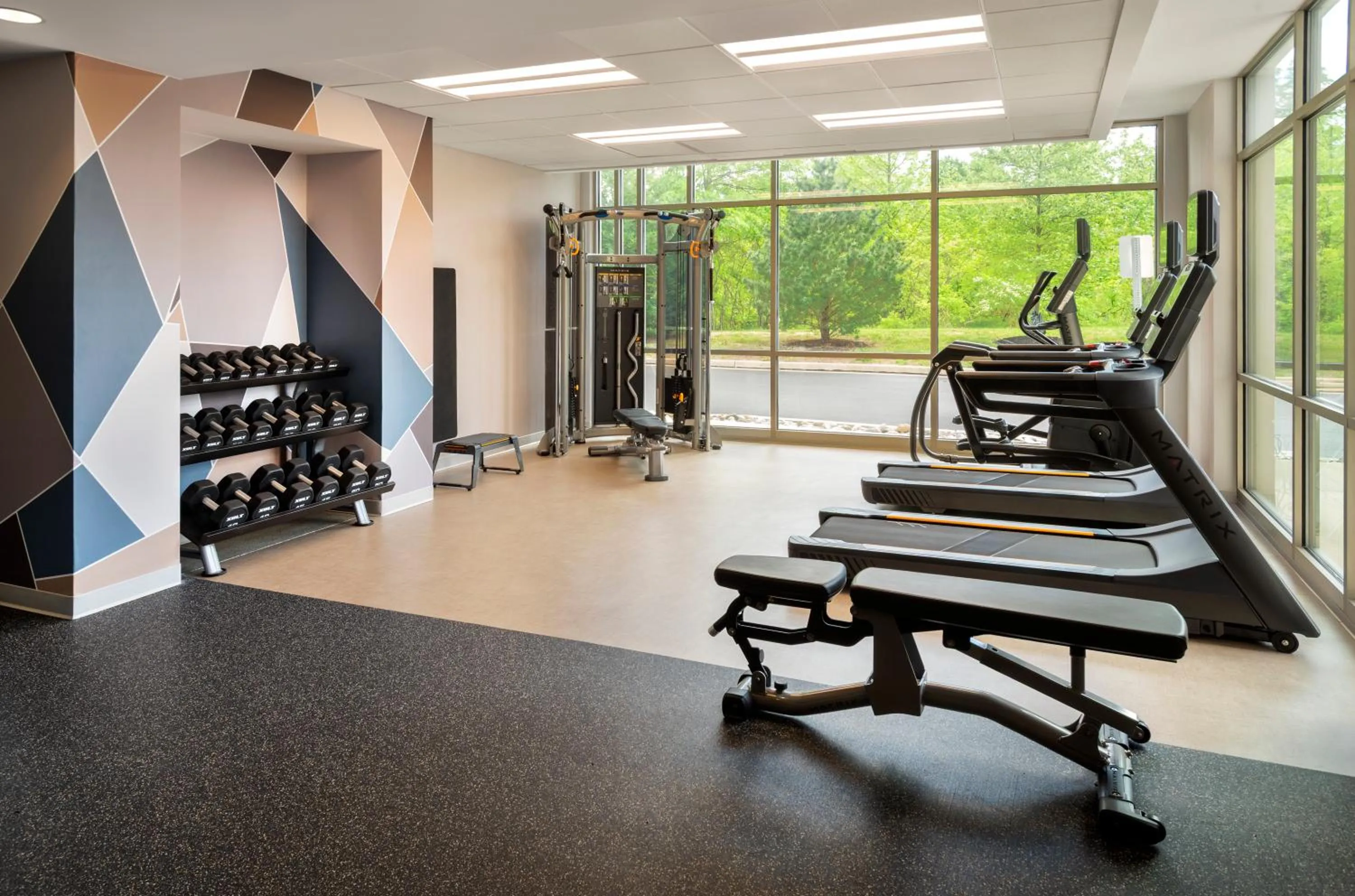 Fitness centre/facilities in SpringHill Suites by Marriott Mount Laurel