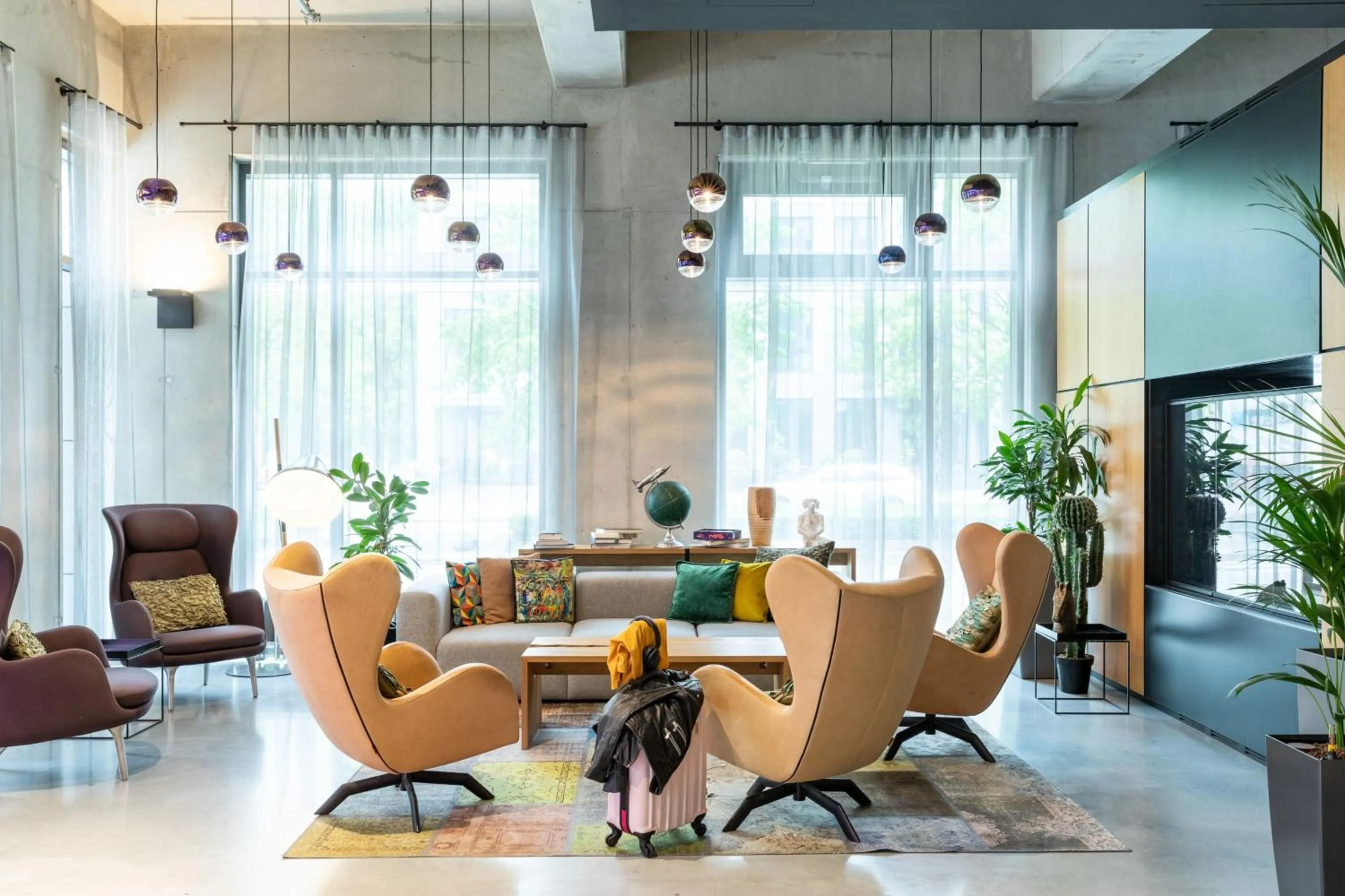 View (from property/room) in Moxy Frankfurt Airport