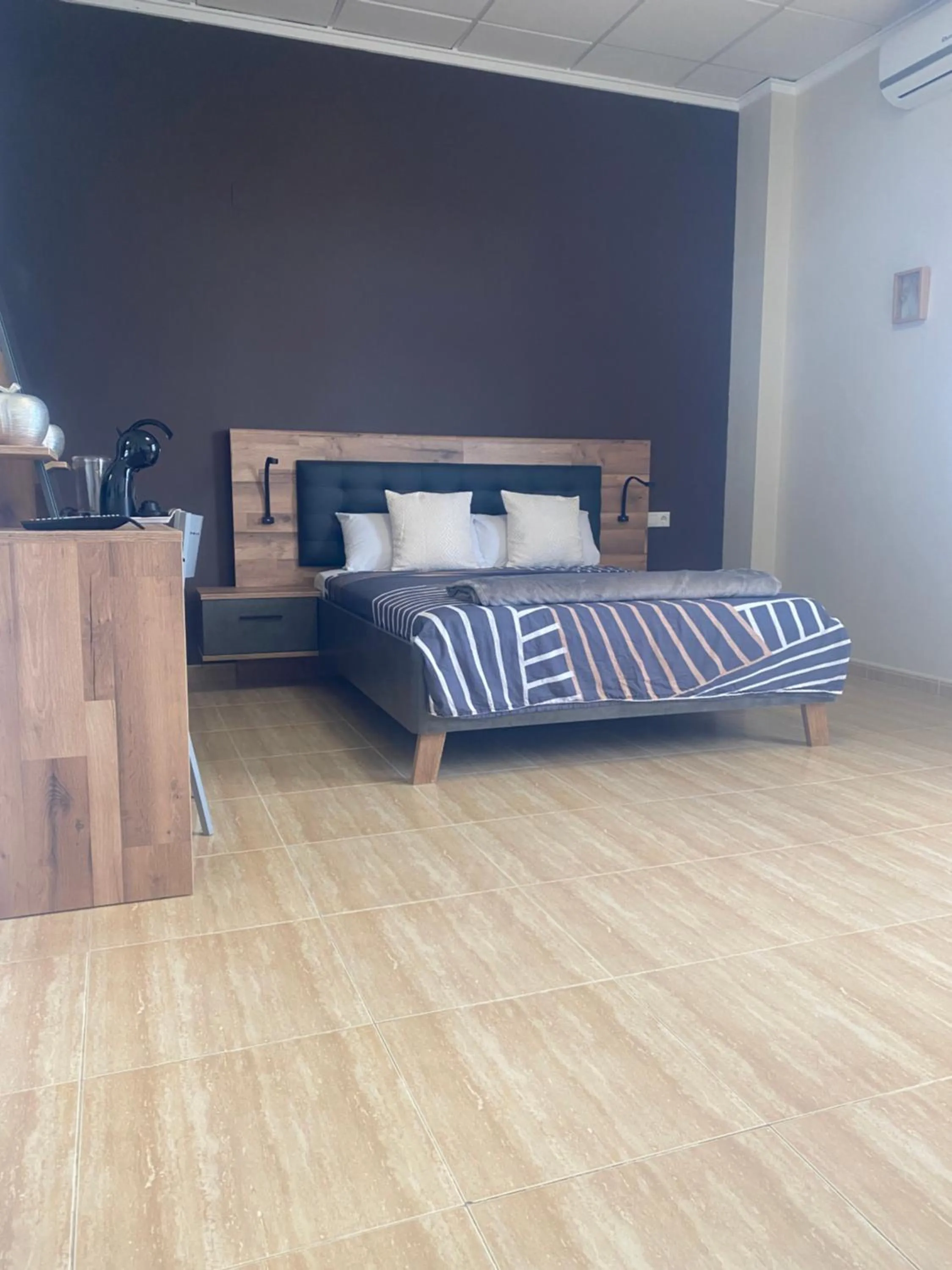 Bed in Hotel La Oficina