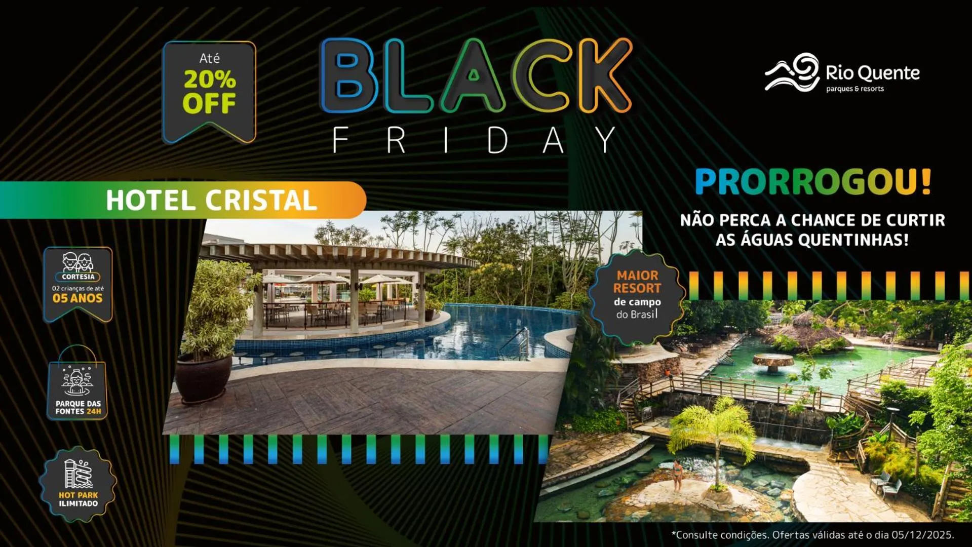 Property building in Rio Quente Cristal Resorts