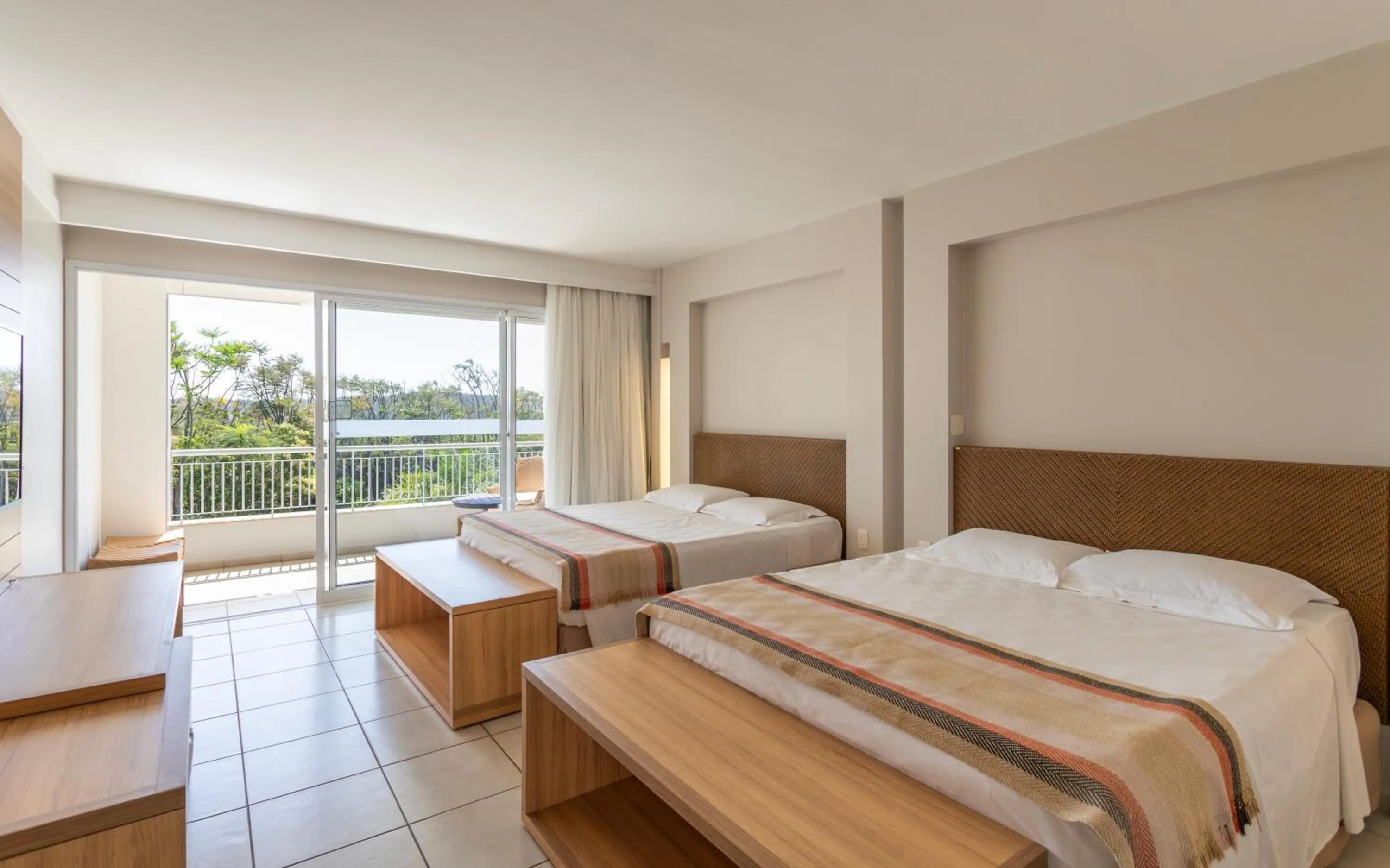 Bed in Rio Quente Cristal Resorts