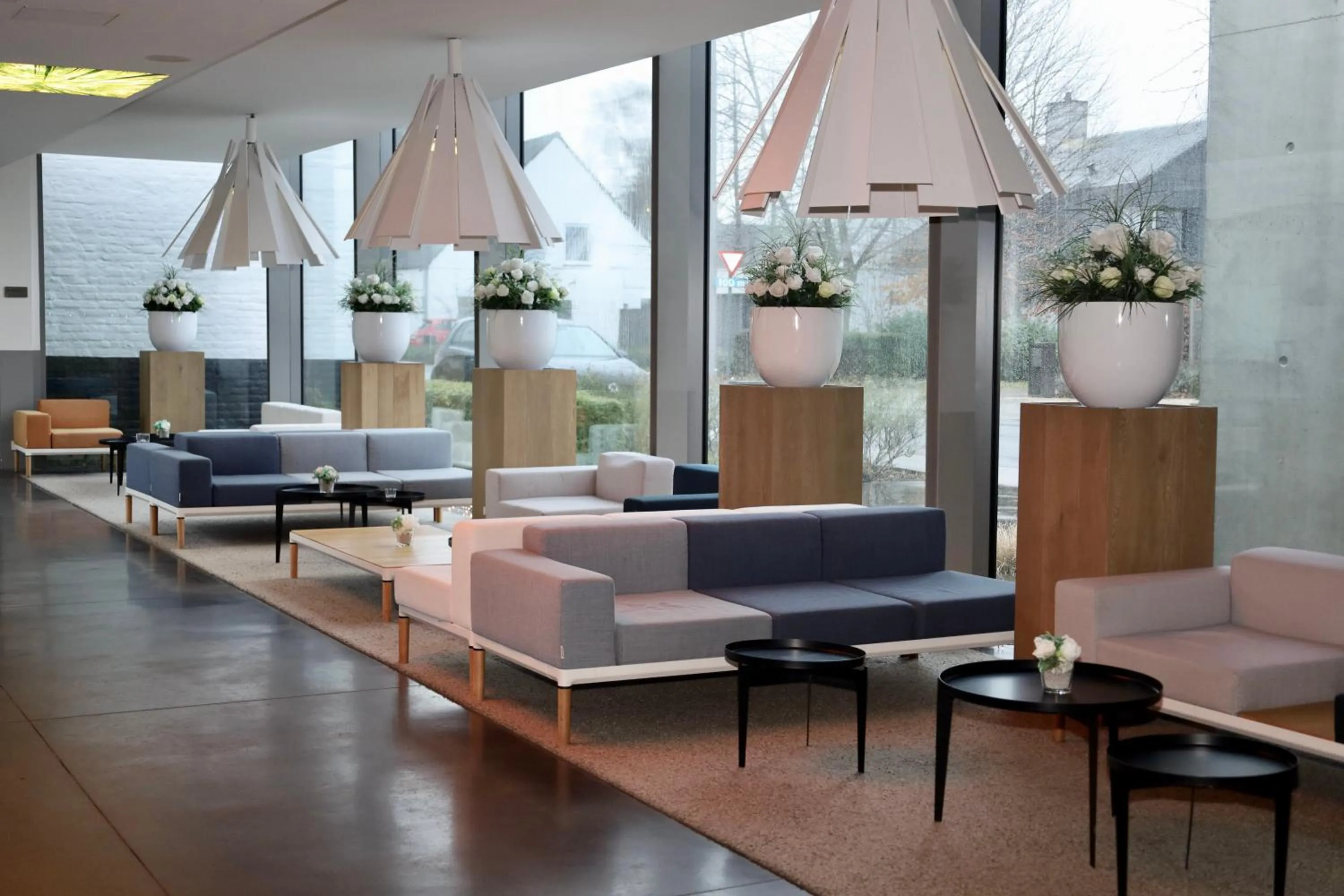 Seating area in D-Hotel