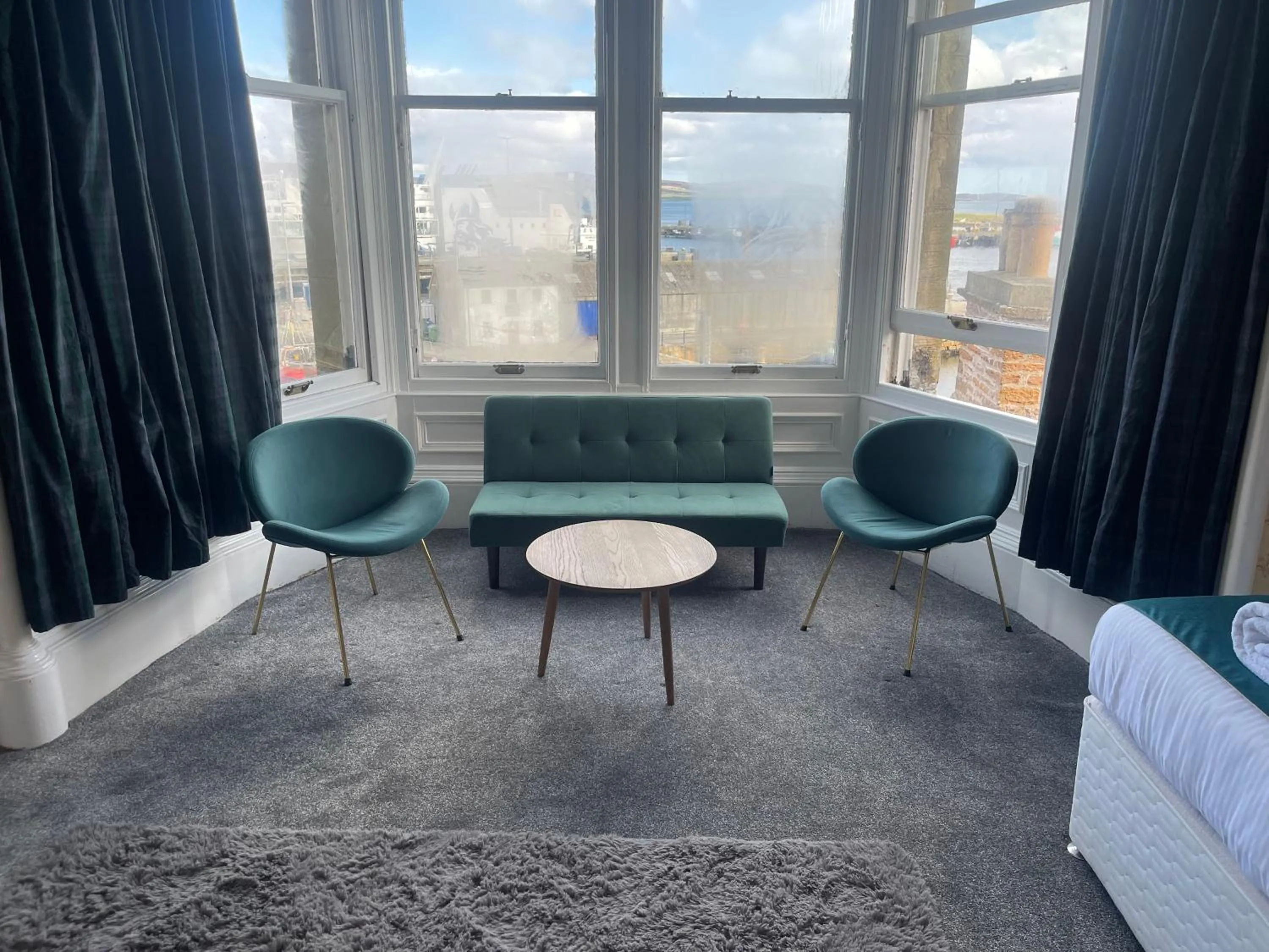 Seating area in The Stromness Hotel