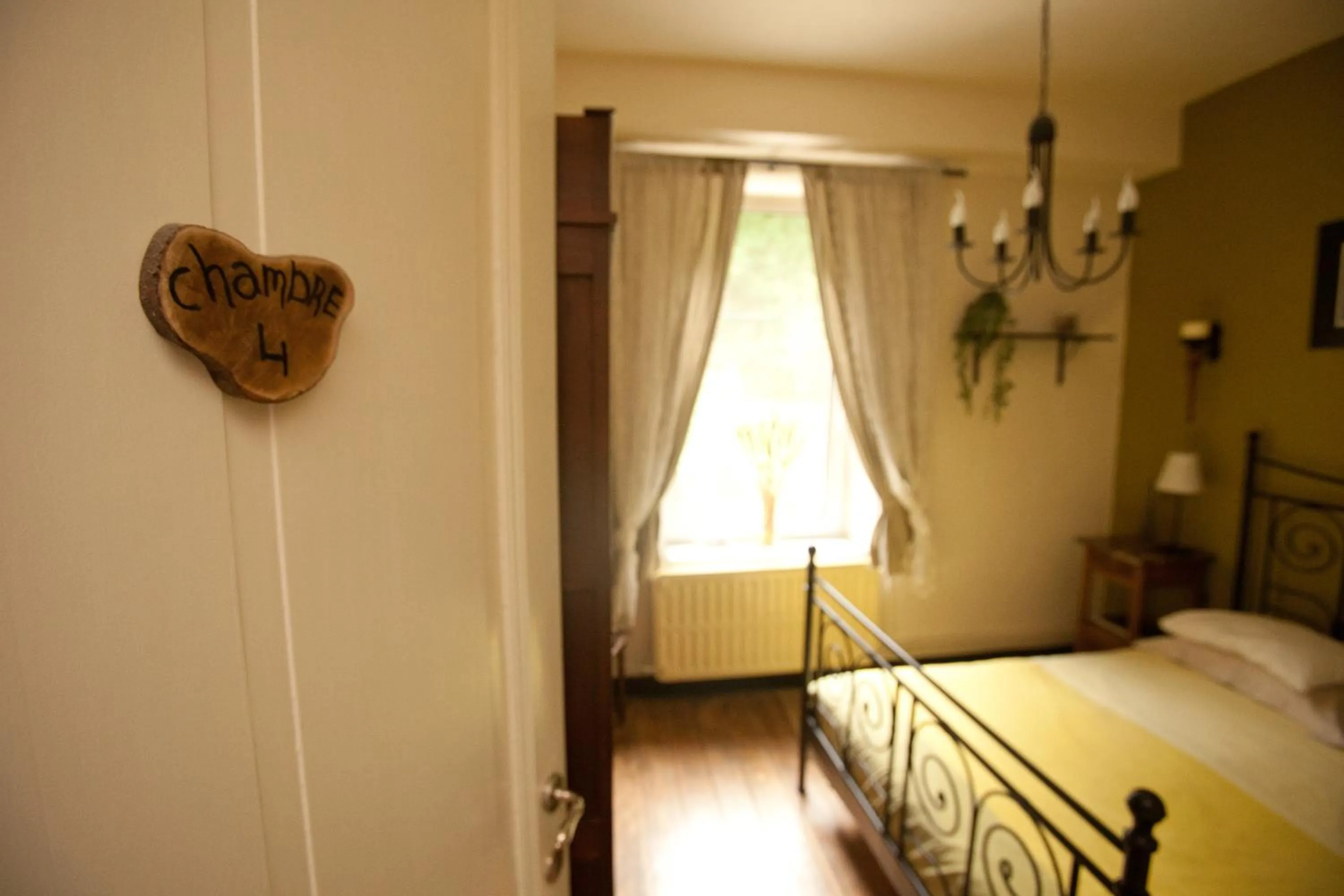 Bed in B&B-Restaurant Porte de la Lienne