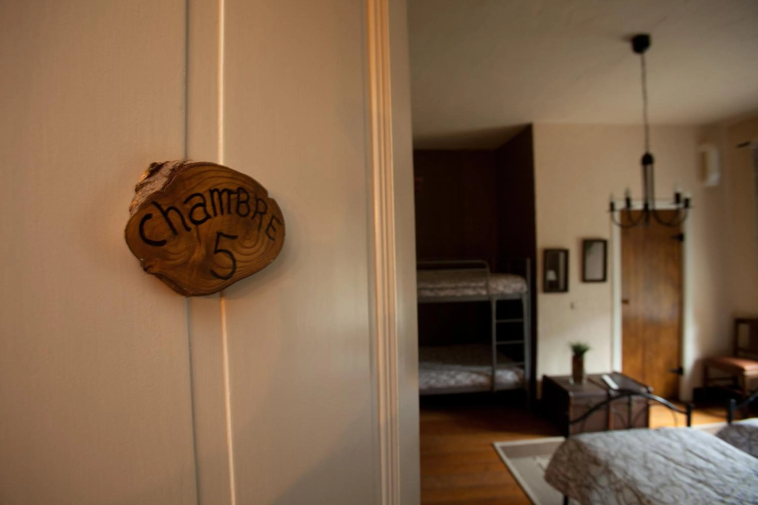 Decorative detail, Bed in B&B-Restaurant Porte de la Lienne