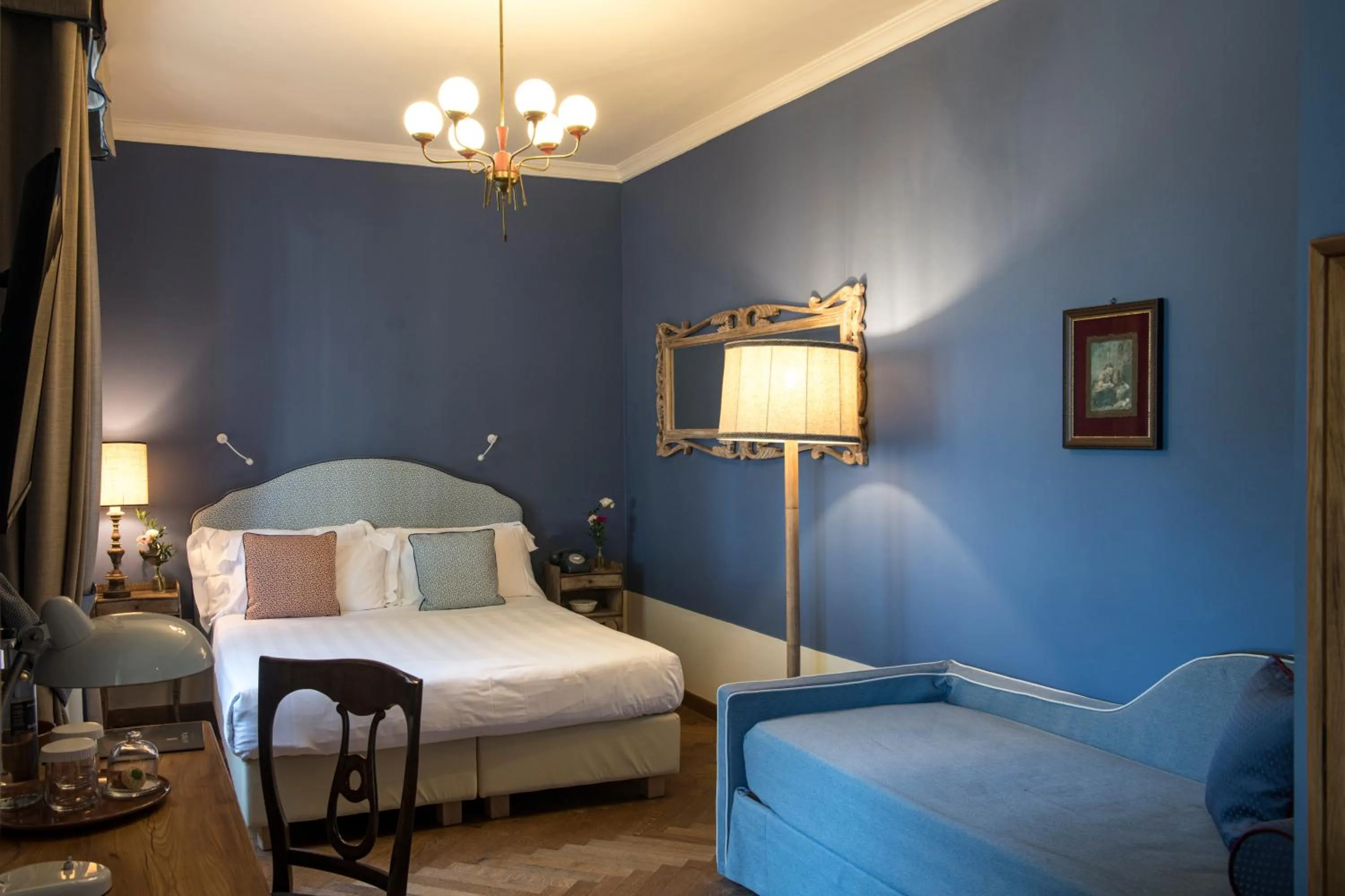 Bed in La Posta Hotel & Thermal Spa