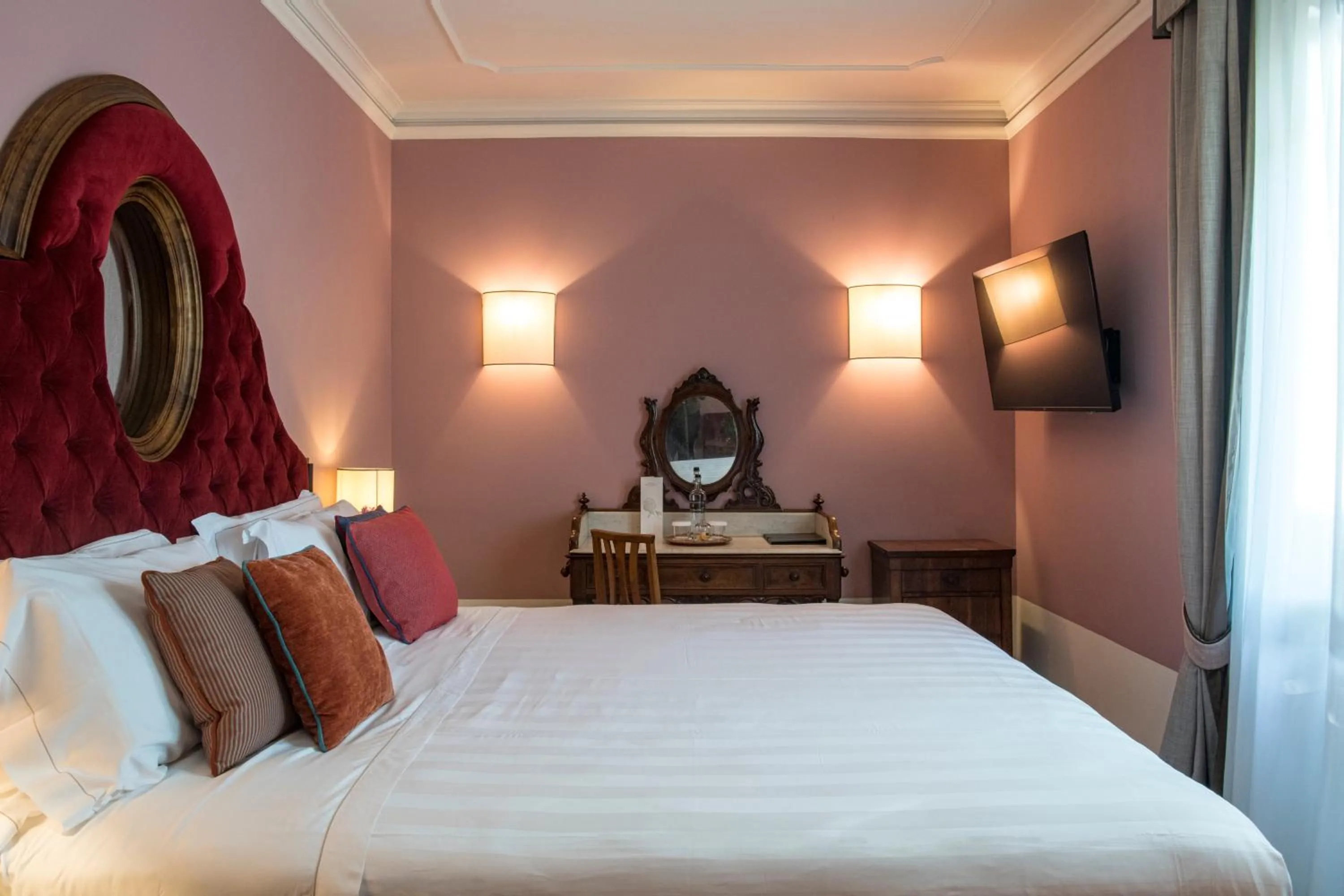 Bed in La Posta Hotel & Thermal Spa