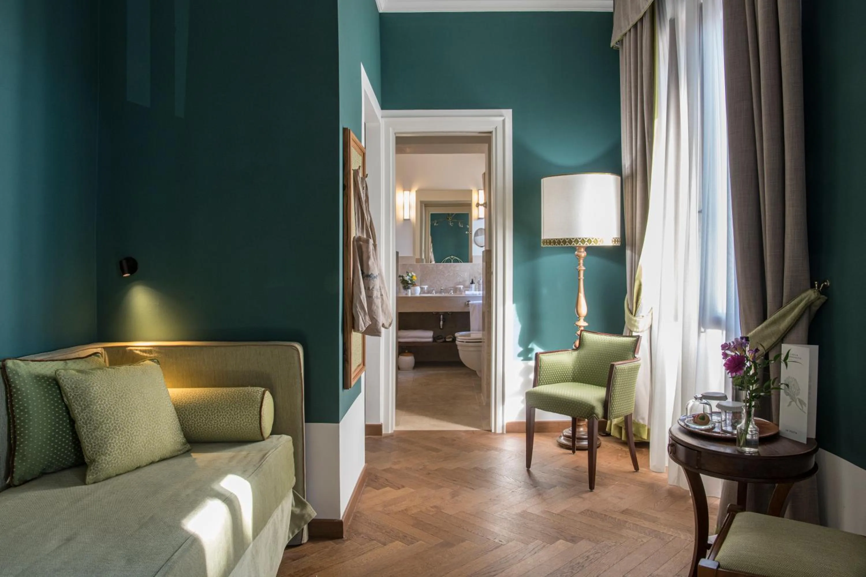 Bed in La Posta Hotel & Thermal Spa