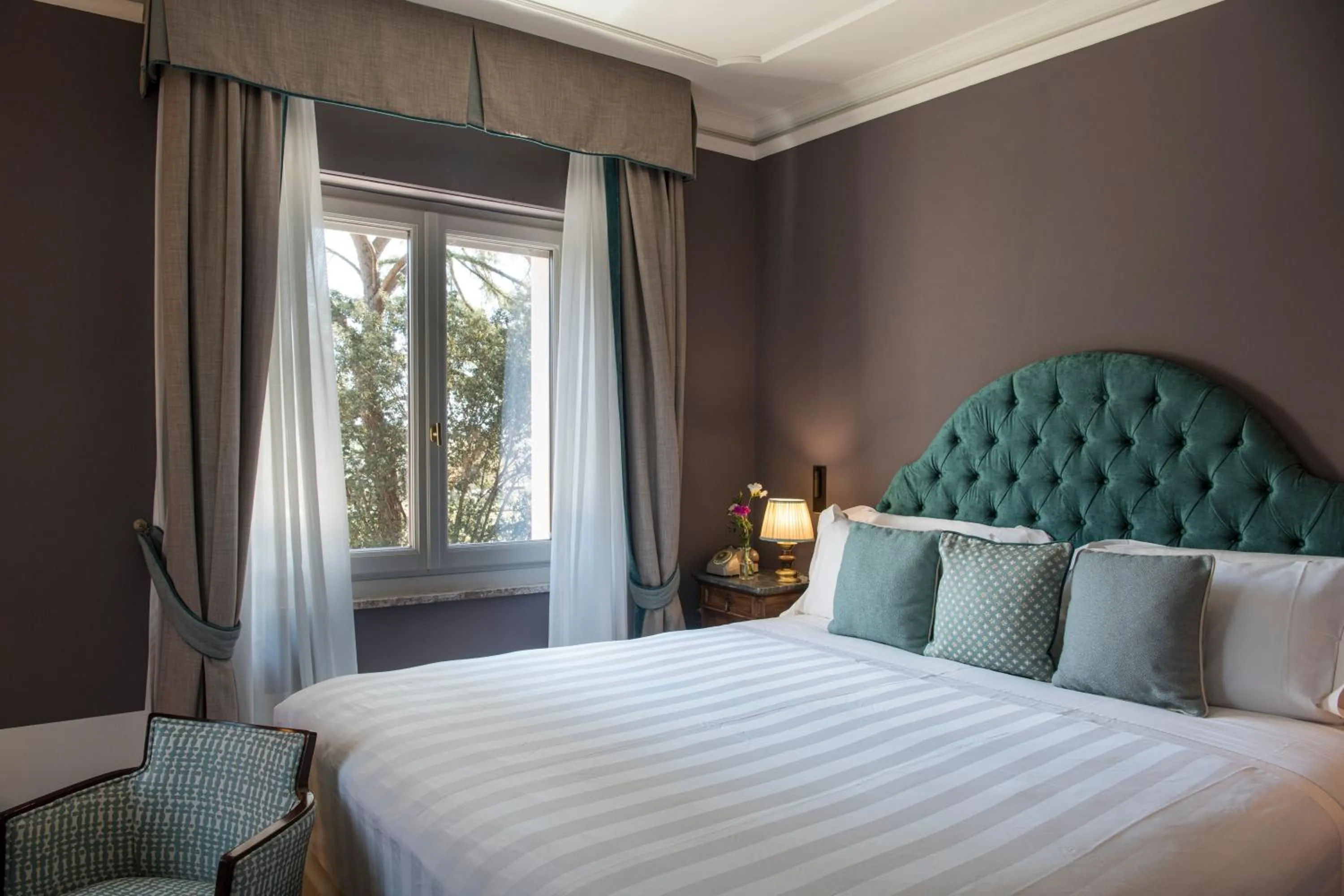 Bed in La Posta Hotel & Thermal Spa