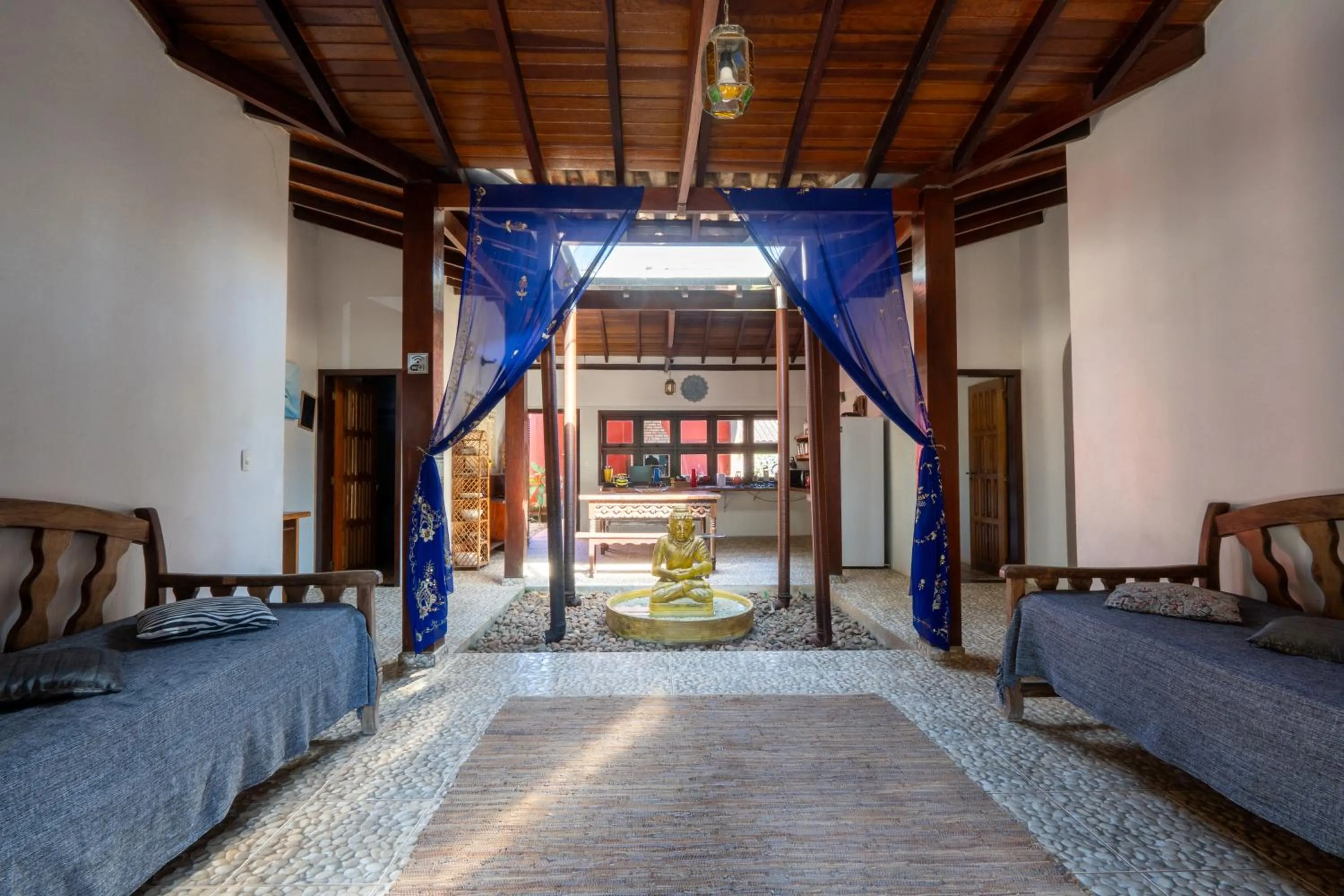 Seating area, Bed in House da Lui
