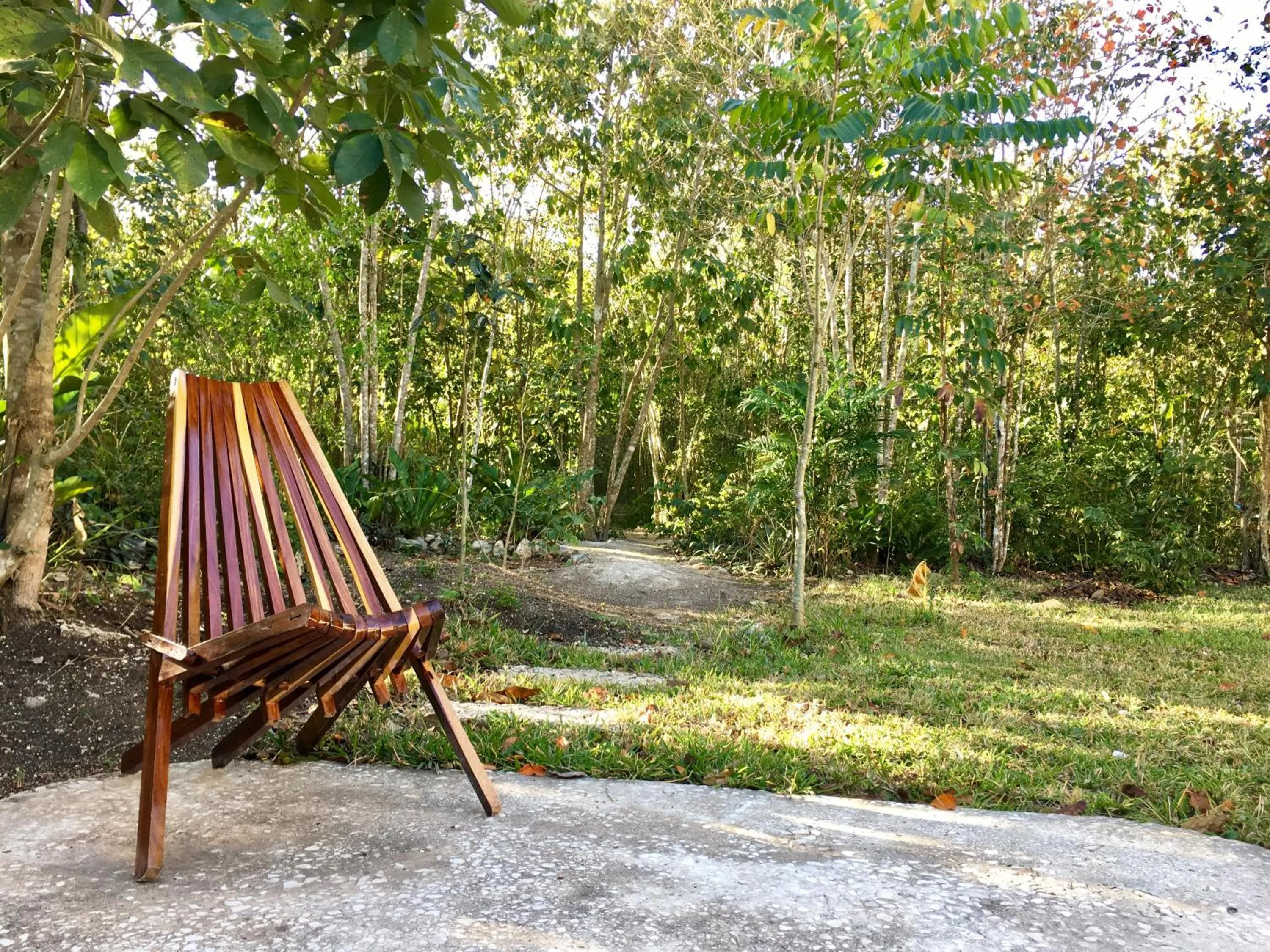 Garden in Hotel Casa Maya Calakmul