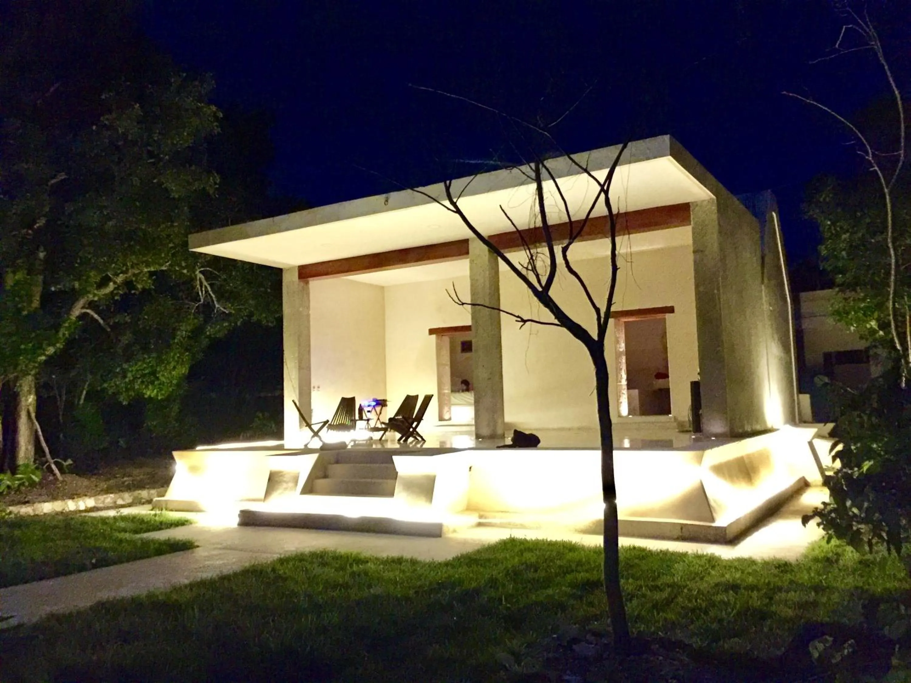 Facade/entrance in Hotel Casa Maya Calakmul