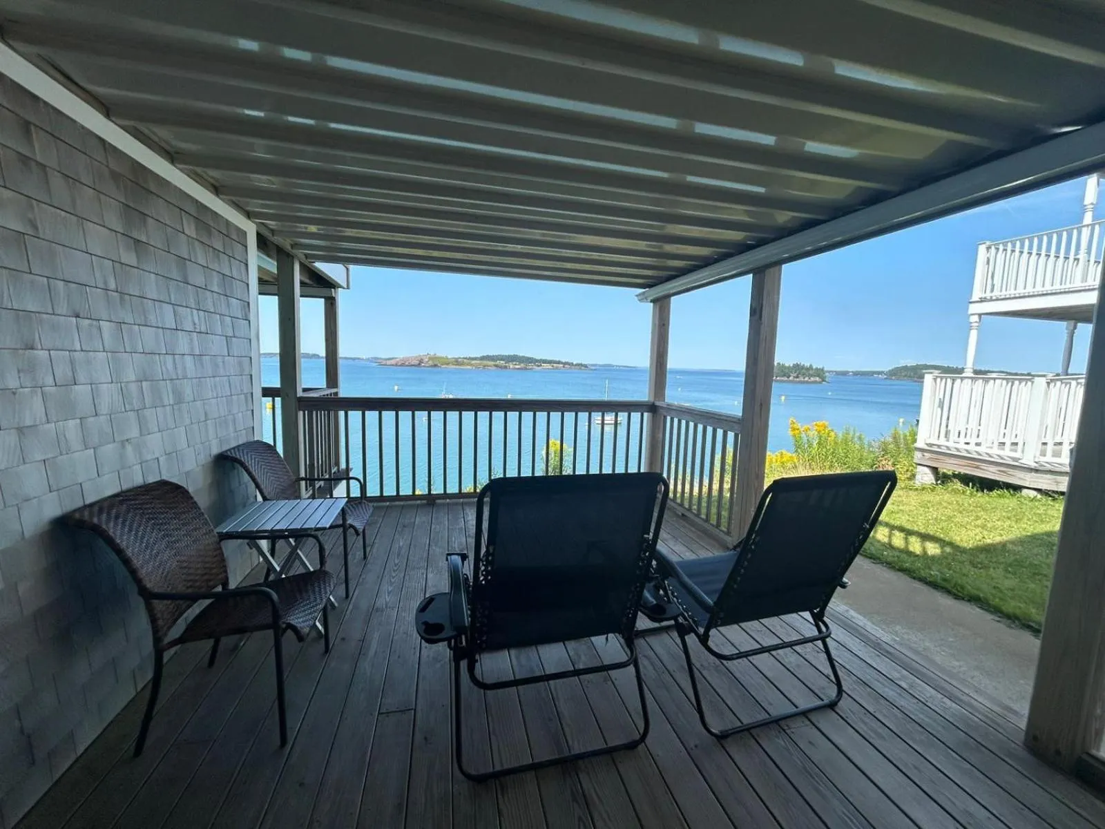 Balcony/Terrace in The Inn on the Wharf
