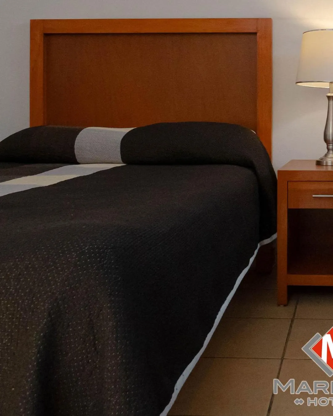 Bed in Hotel Marllou