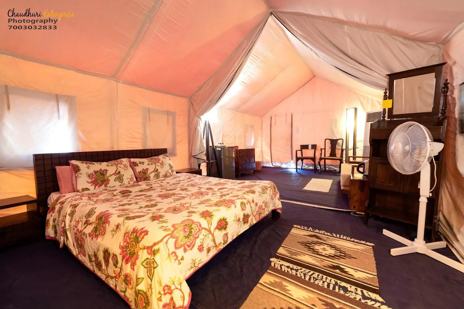 Bed in Eco Adventure Resorts Khhairabera