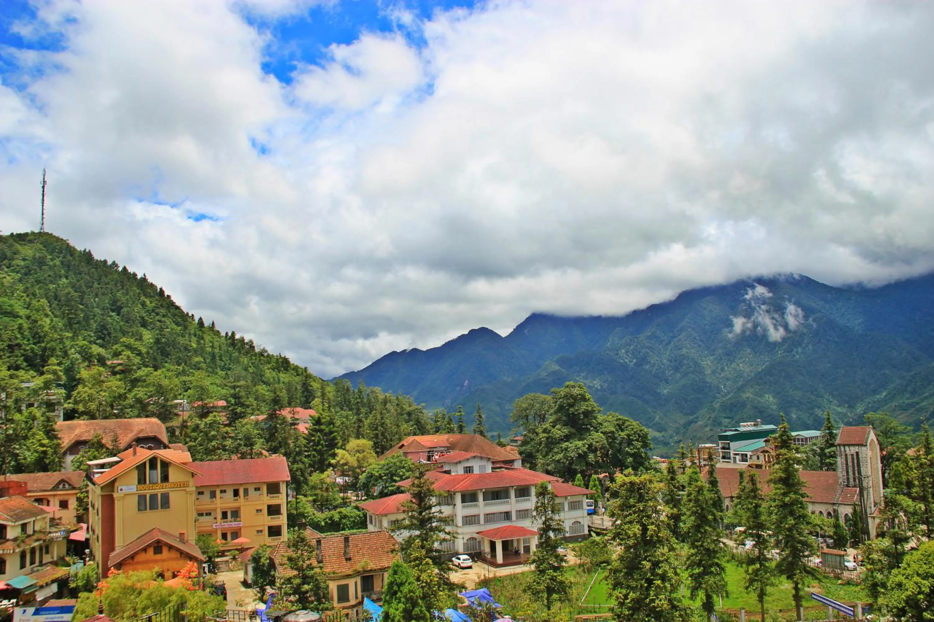Mountain view in Sapa Aroma Hotel