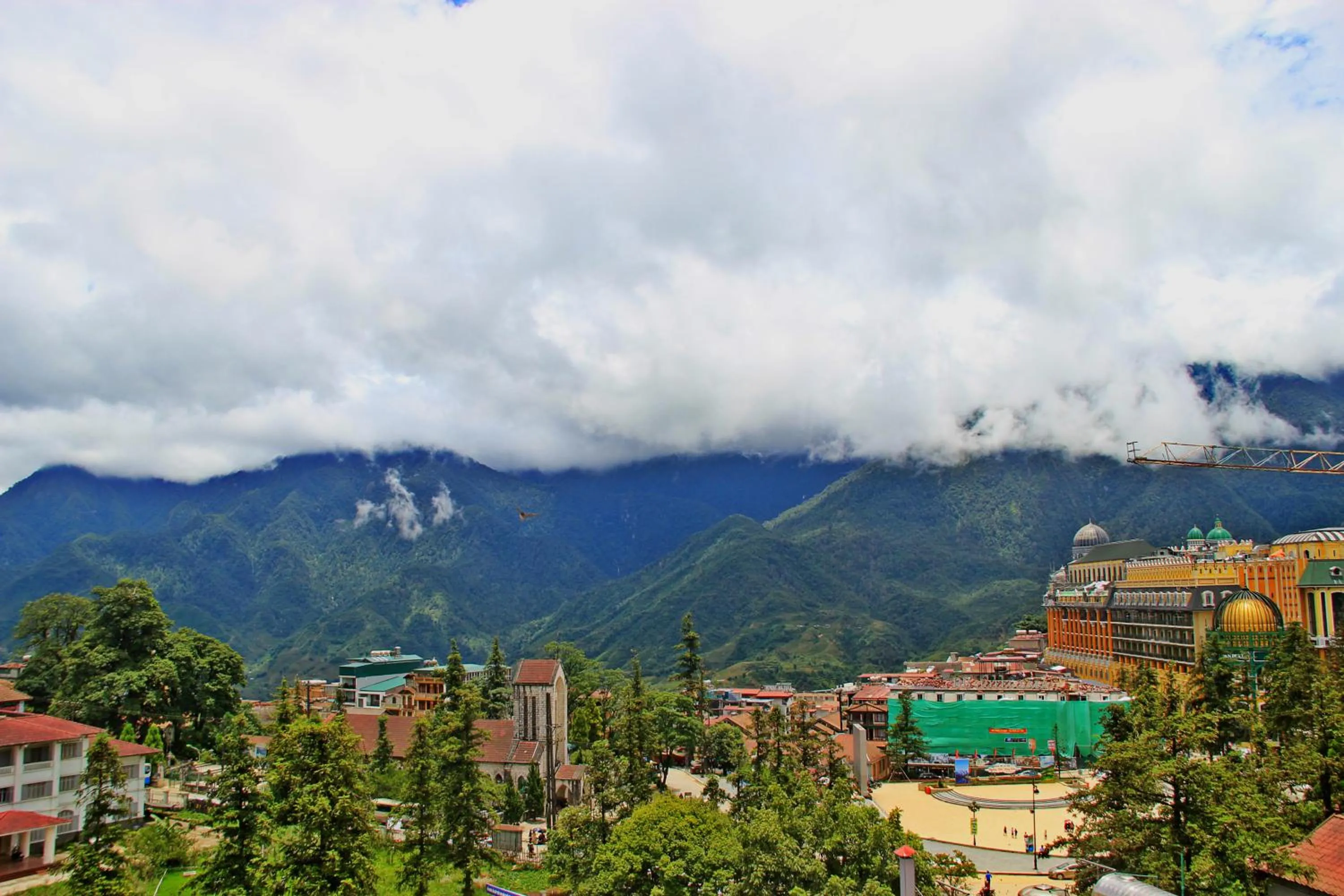 Mountain view in Sapa Aroma Hotel