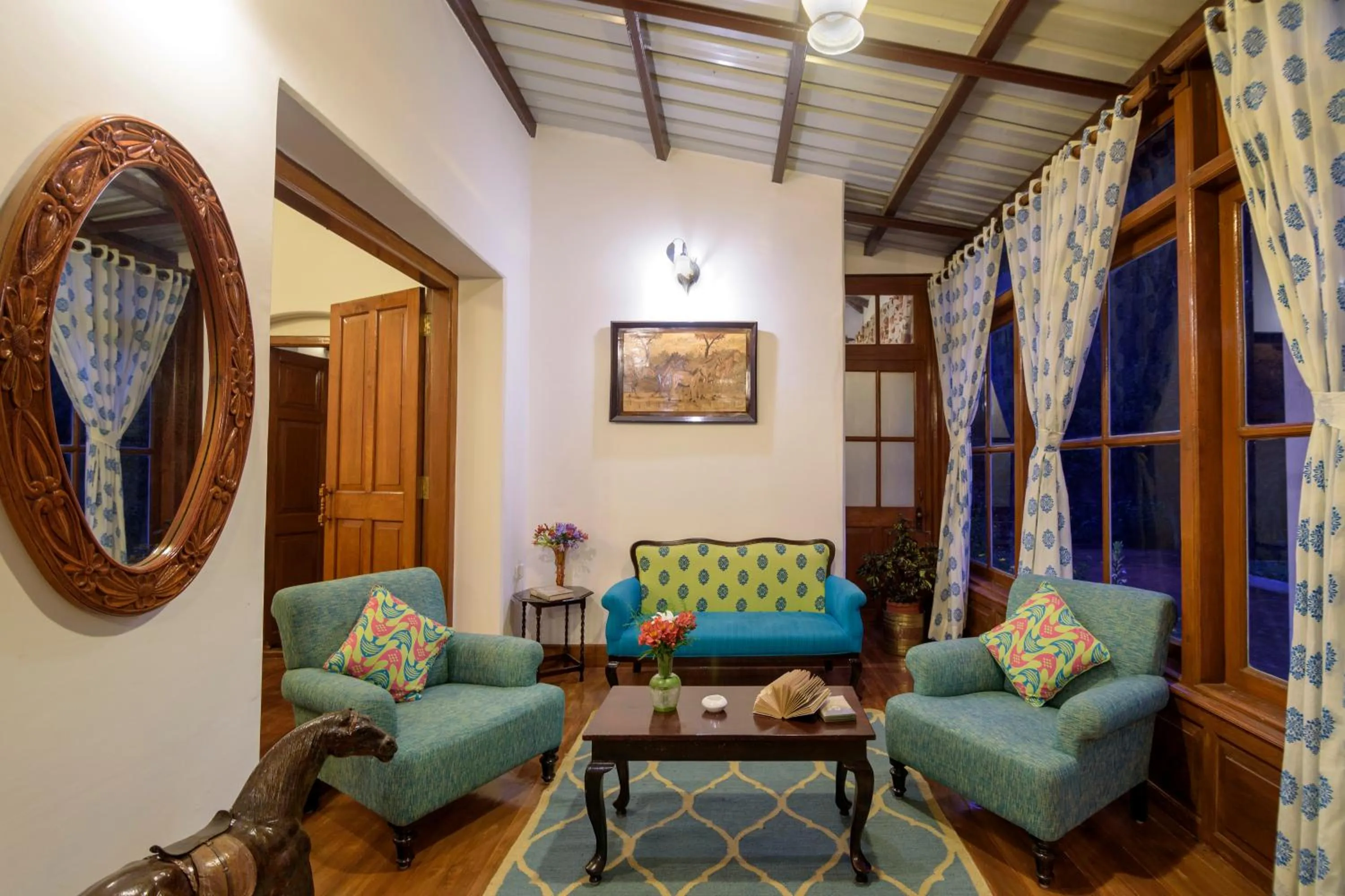View (from property/room) in SaffronStays Milton Abbott Estate - 2BR colonial-era bungalow with garden, golf course views & bonfire nights near Ooty Golf Club