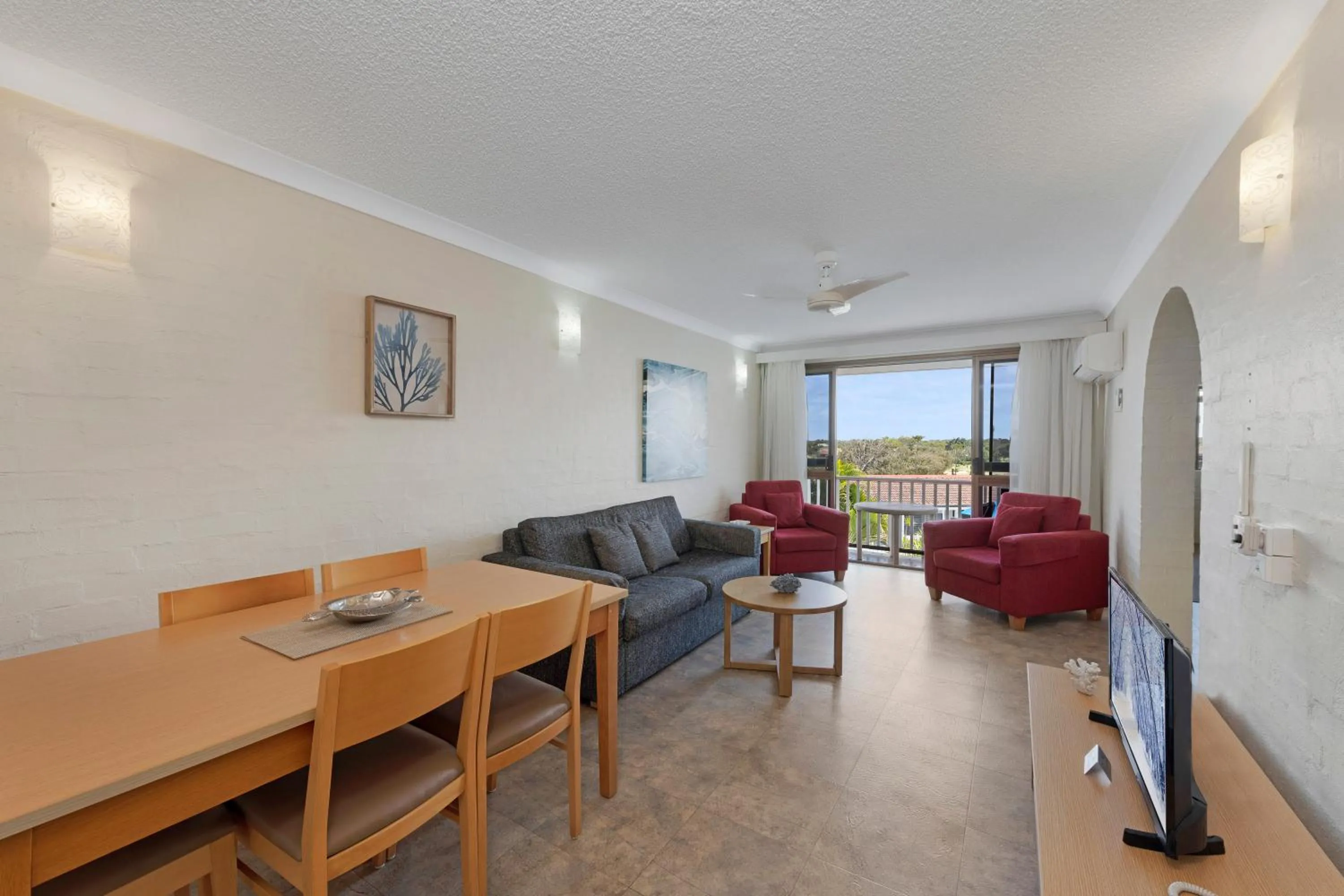 Living room in Don Pancho Beach Resort