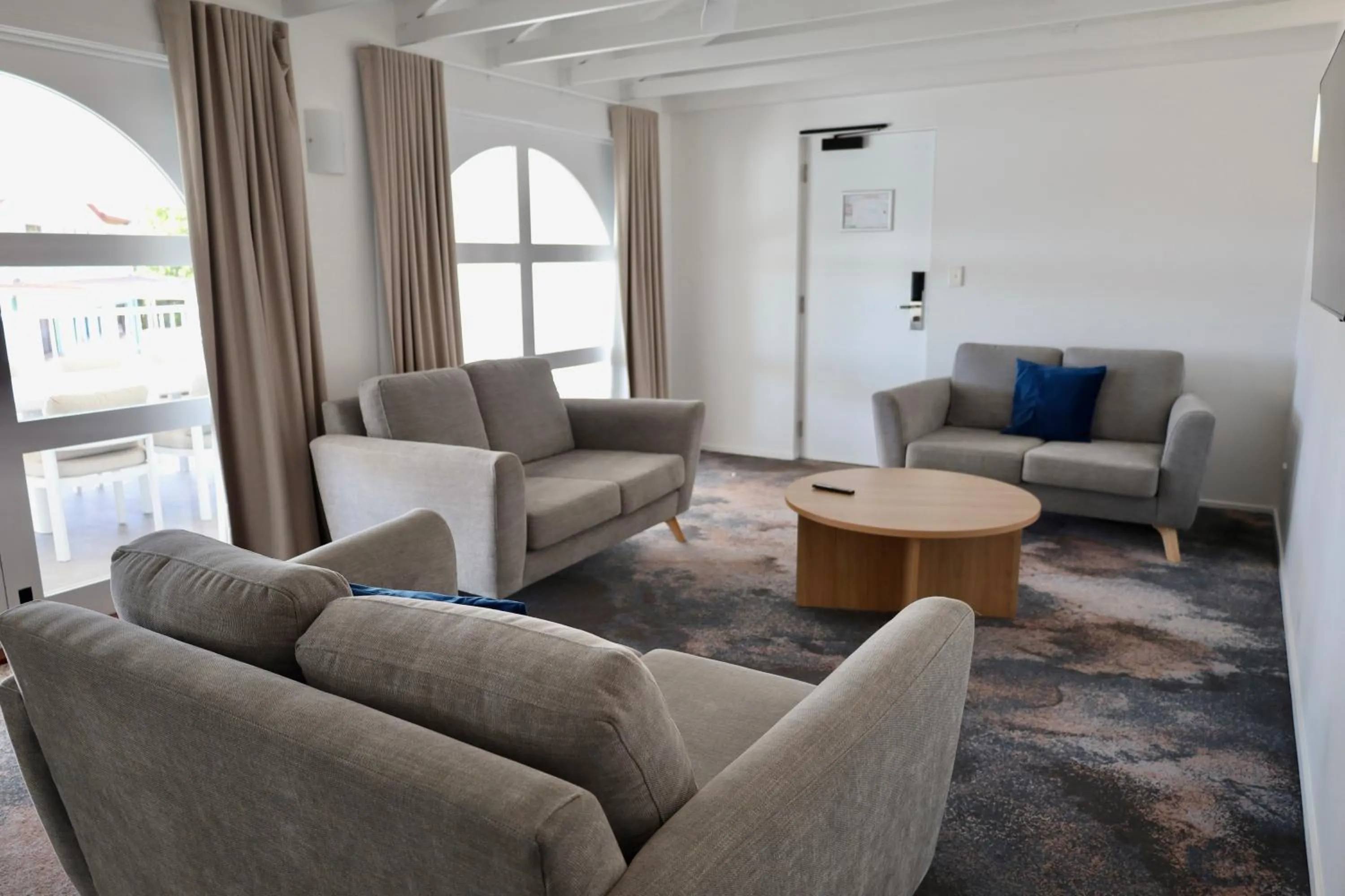 Living room in Don Pancho Beach Resort