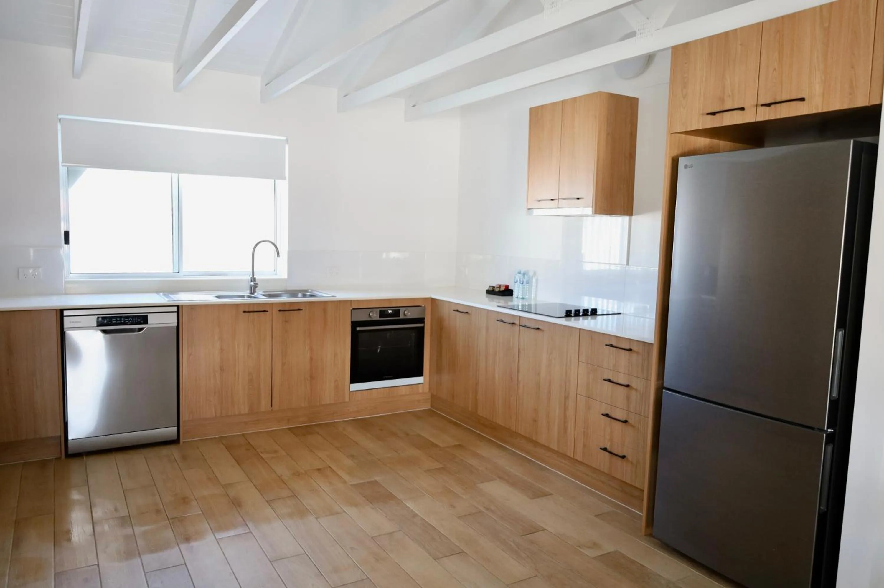 Kitchen or kitchenette in Don Pancho Beach Resort