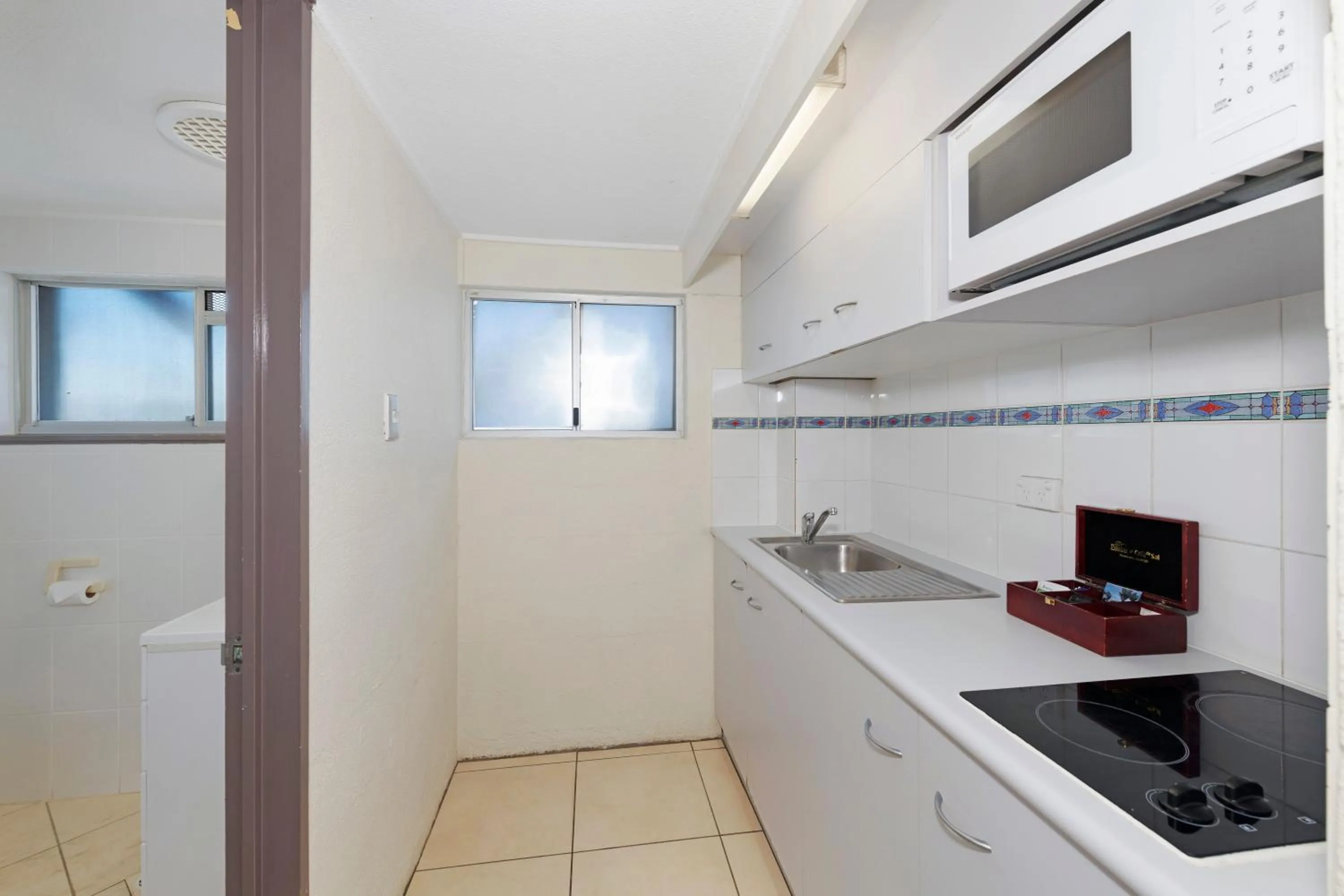 Kitchen or kitchenette in Don Pancho Beach Resort