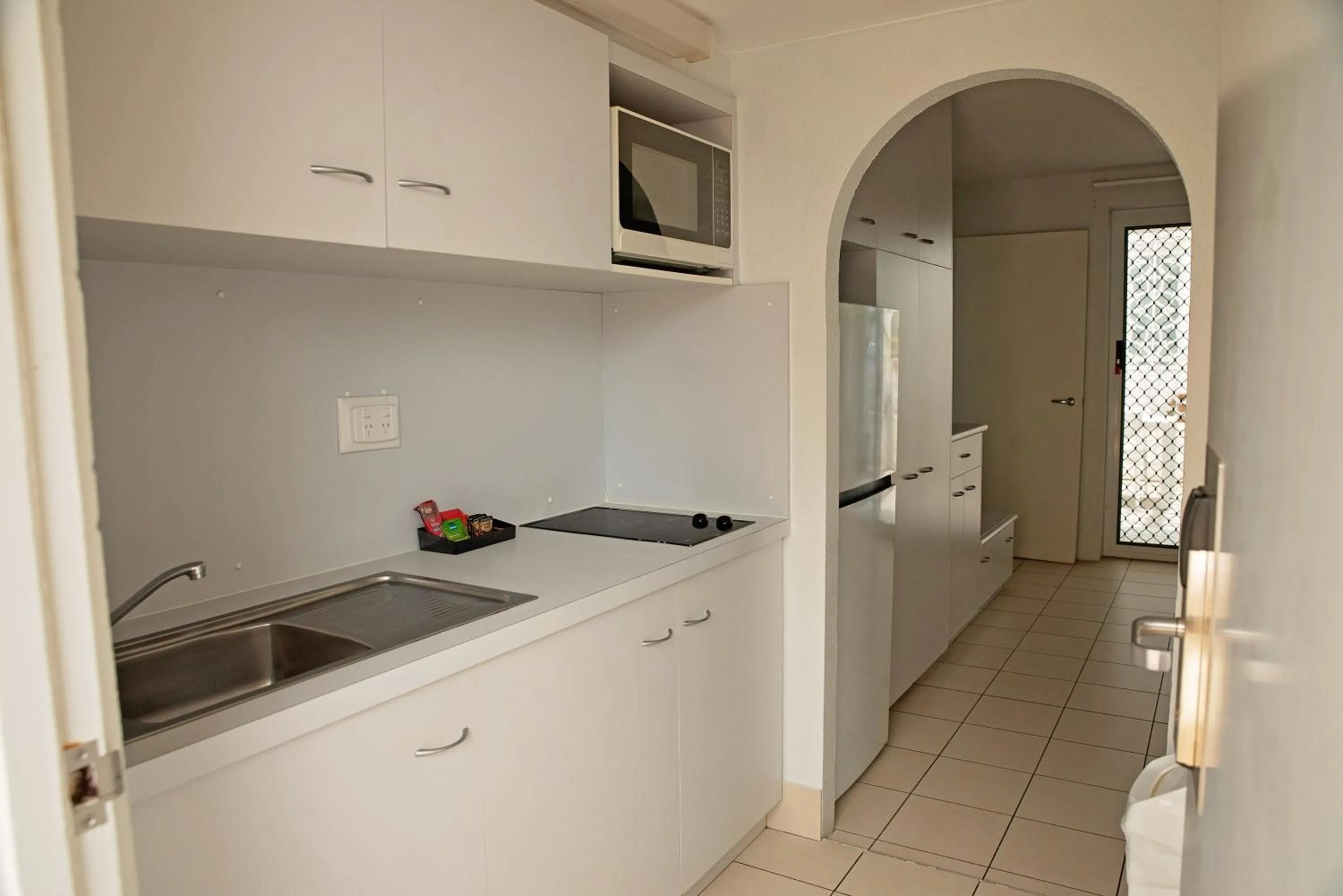 Kitchen or kitchenette in Don Pancho Beach Resort