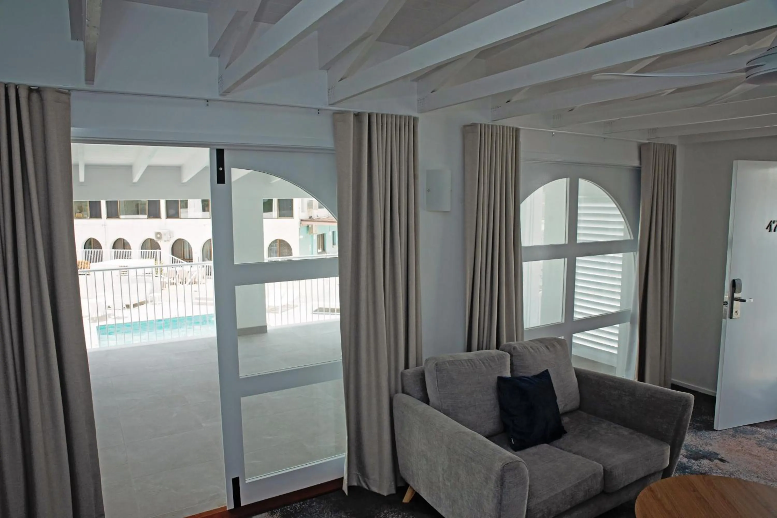 Living room in Don Pancho Beach Resort