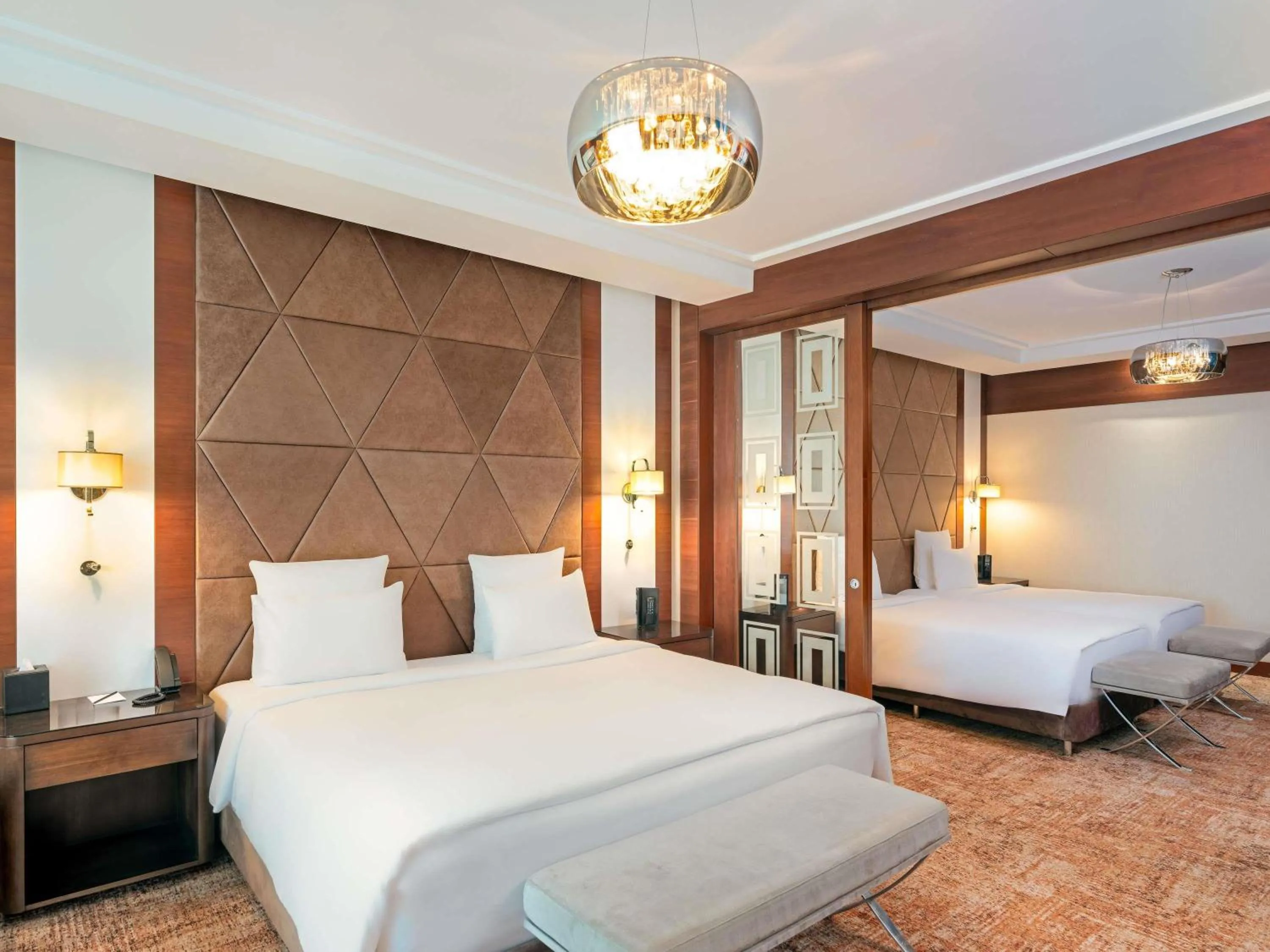 Bedroom, Bed in Movenpick Winter Park Baku