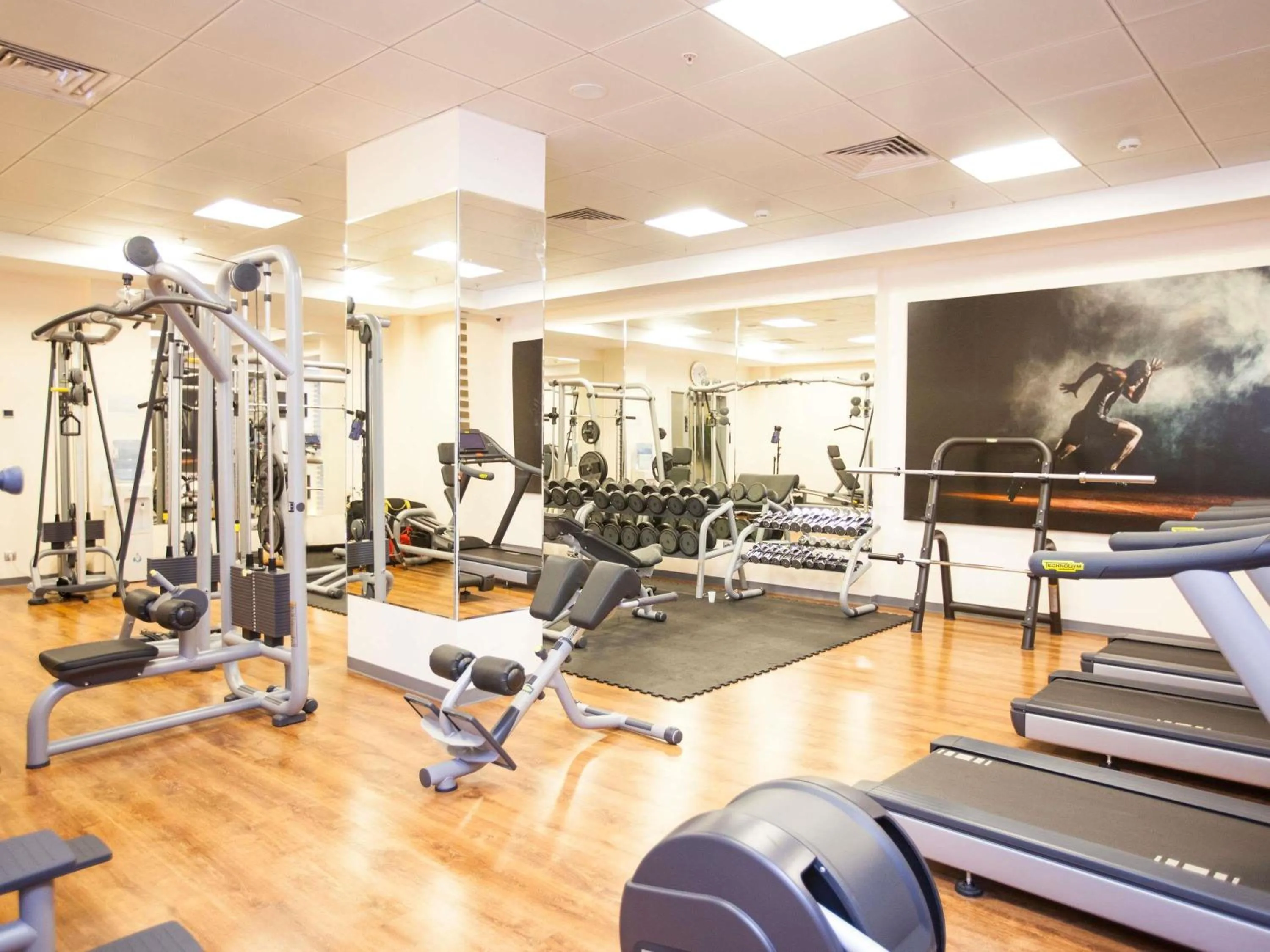 Fitness centre/facilities in Movenpick Winter Park Baku
