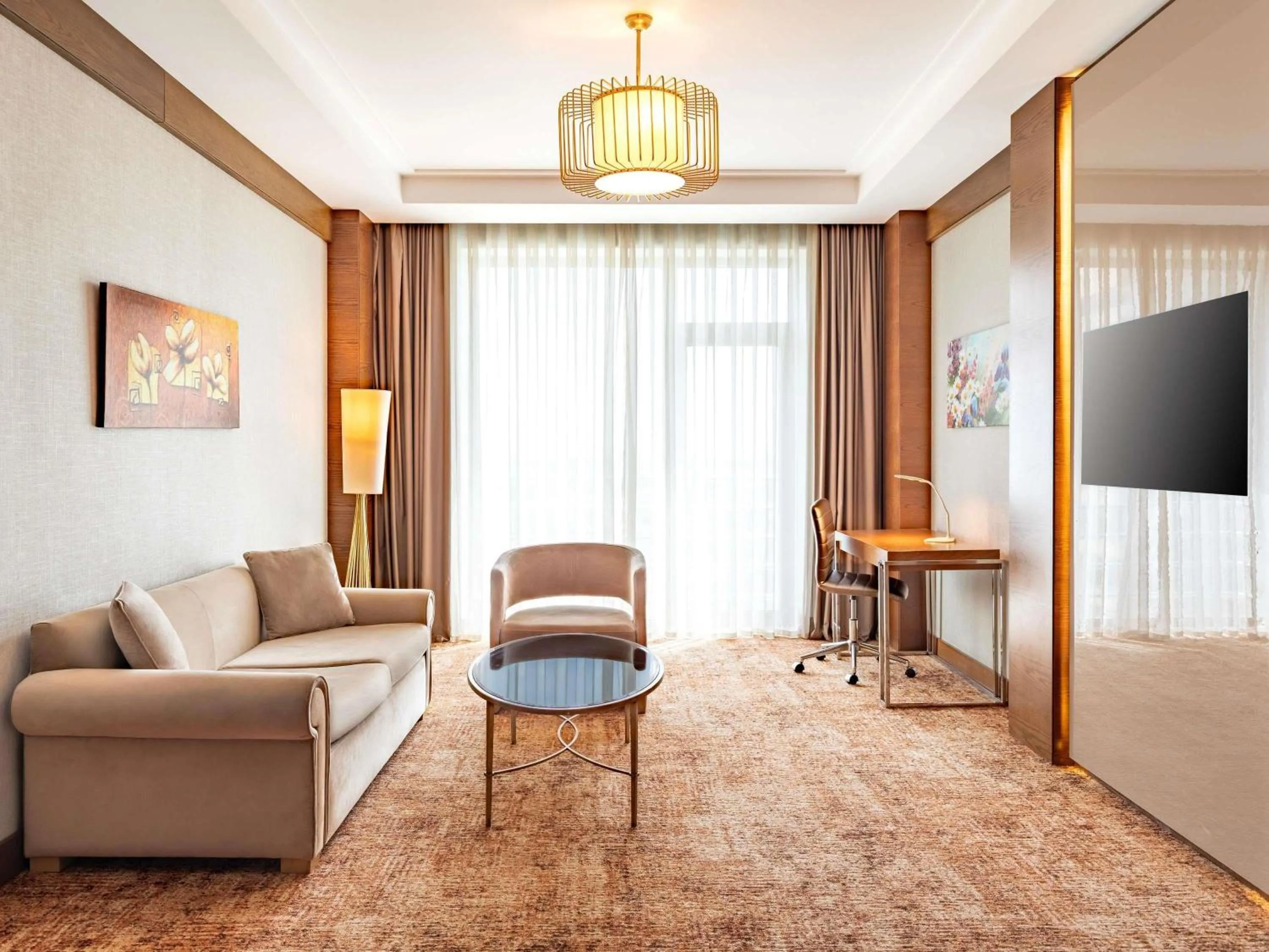 Bedroom in Movenpick Winter Park Baku