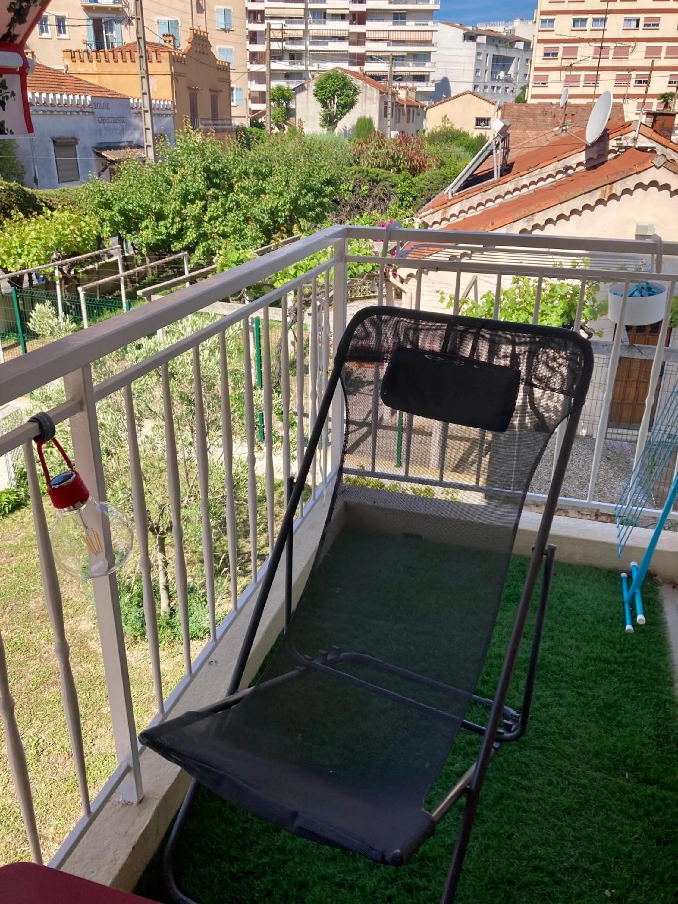 Balcony/Terrace in Cannes City B&B
