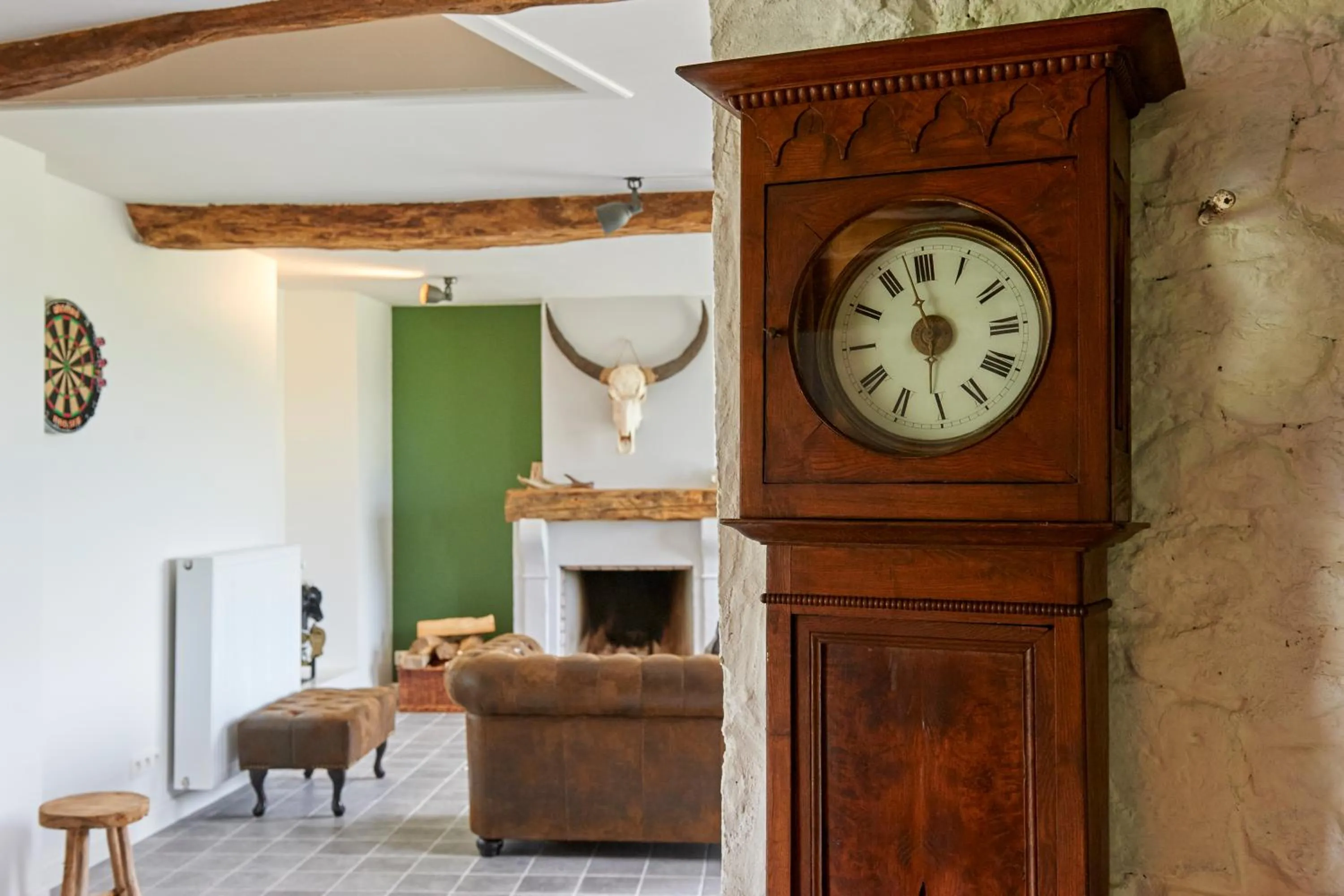 Communal lounge/ TV room in B&B Barvaux, Durbuy